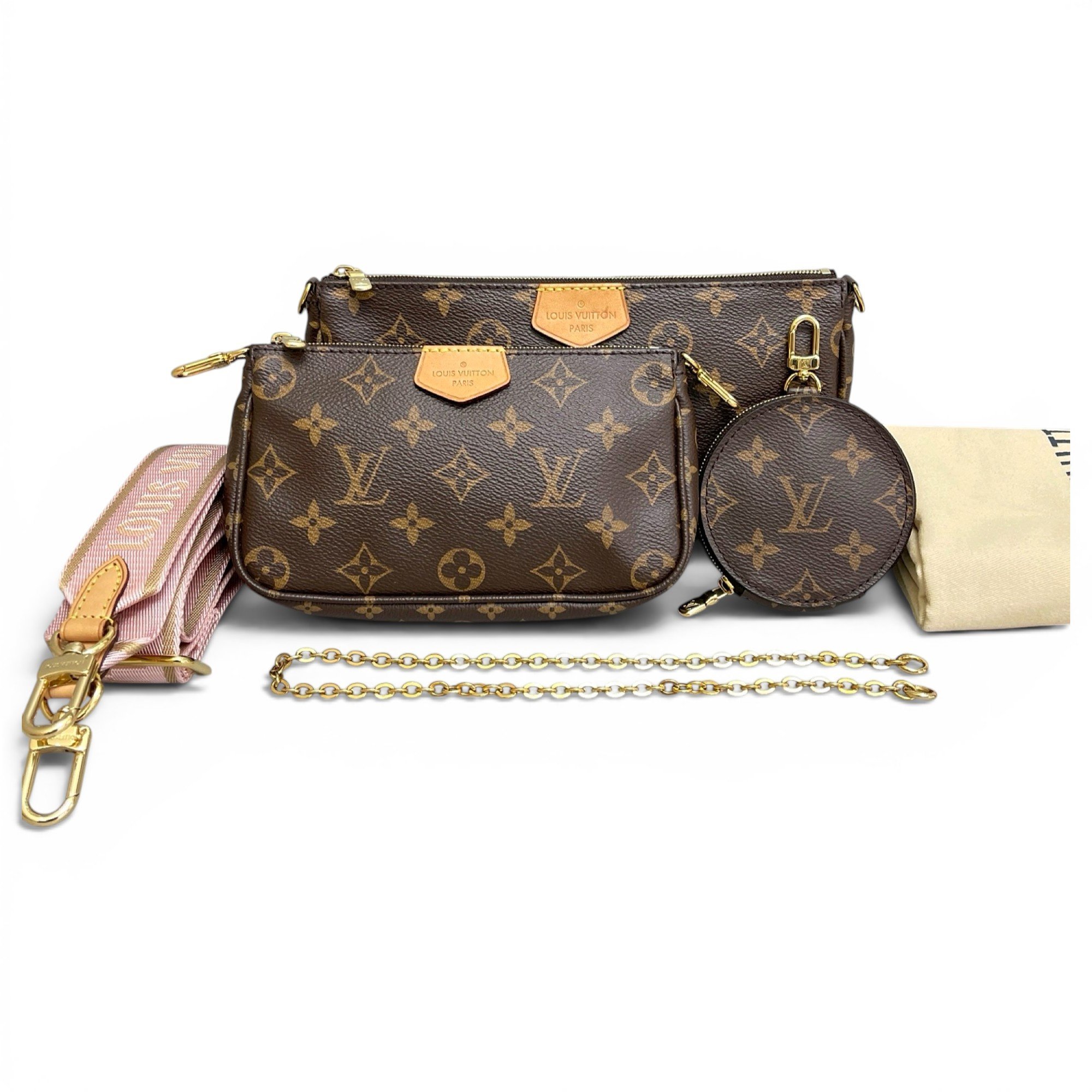 Multi Pochette Accessoires leather crossbody bag