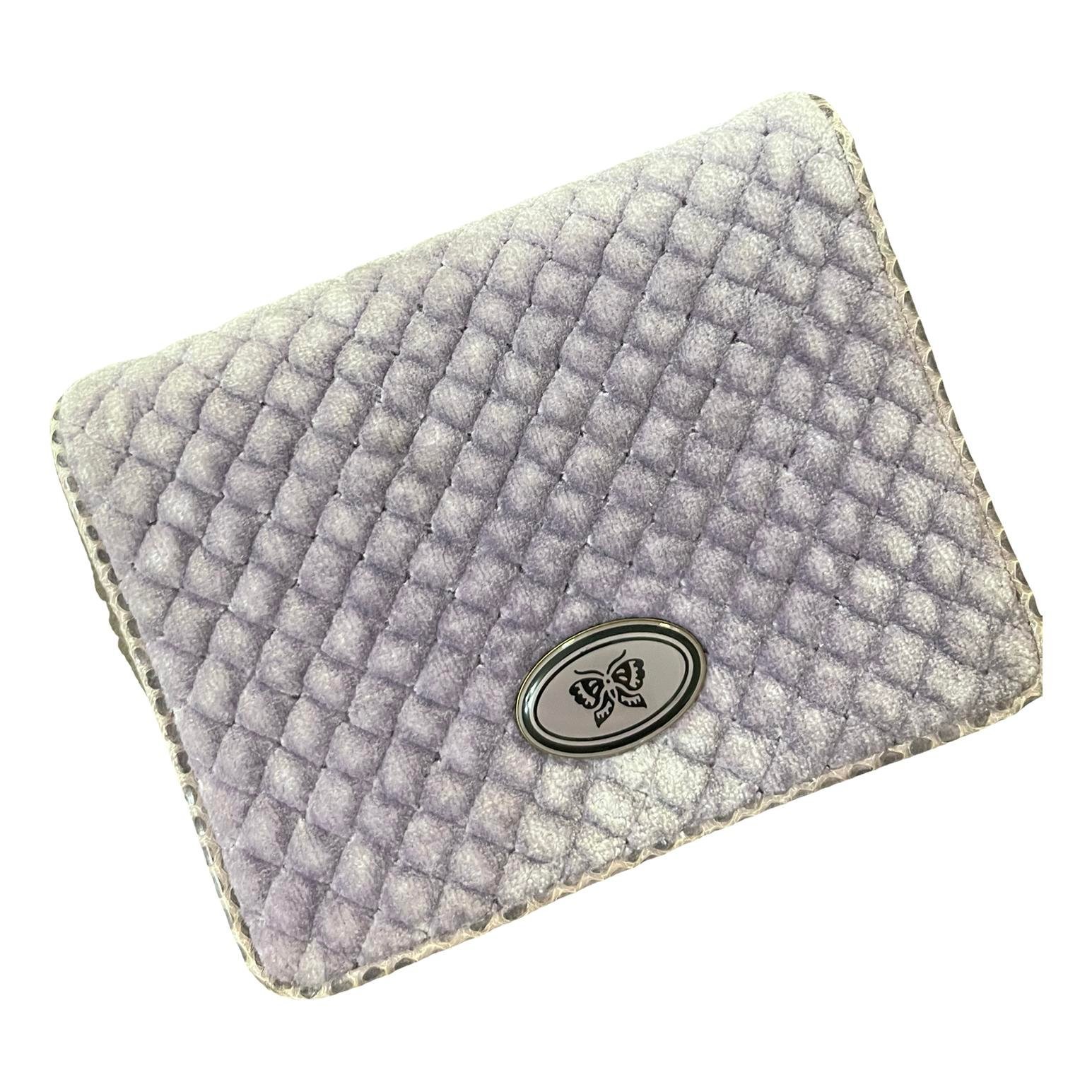 Velvet clutch bag
