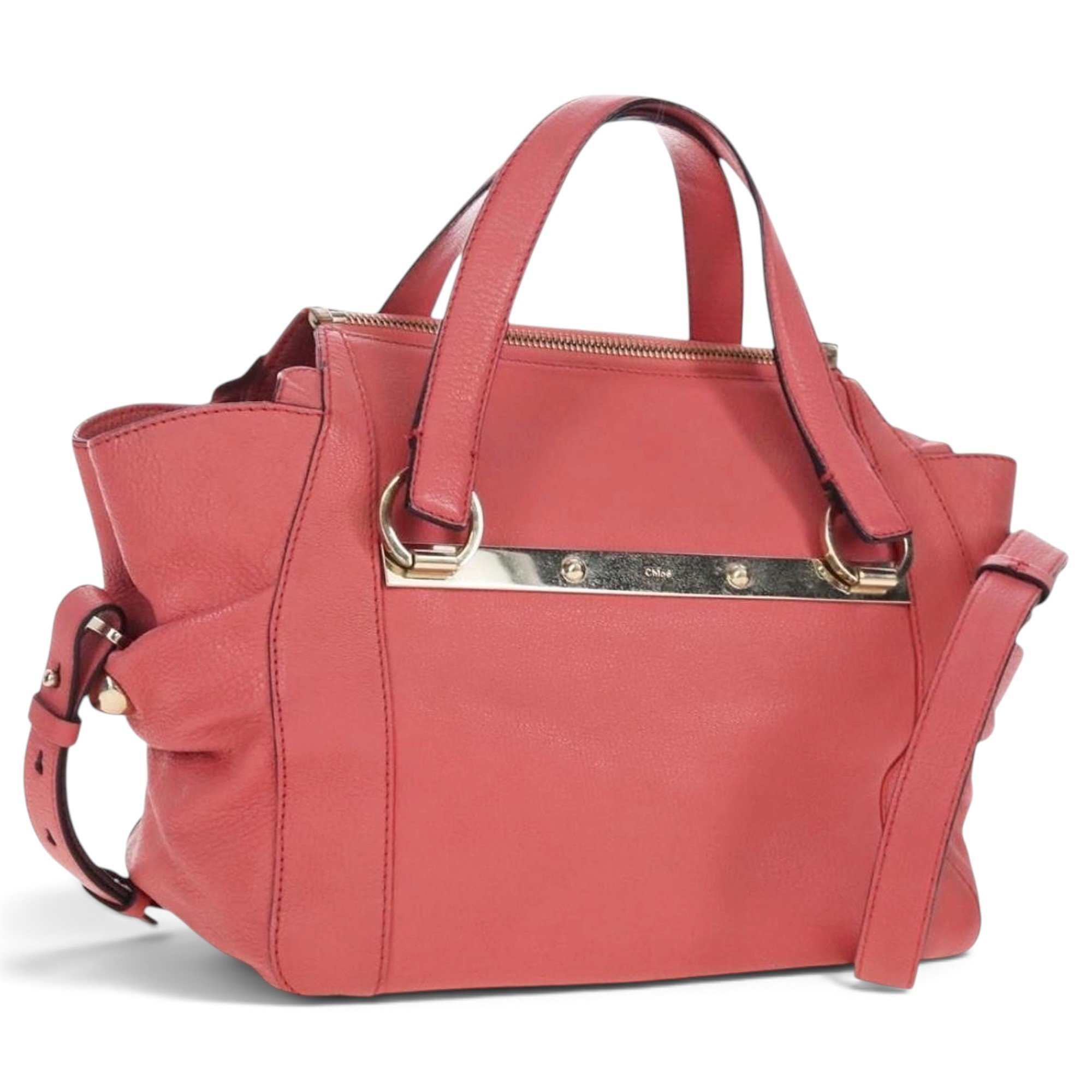 C leather handbag