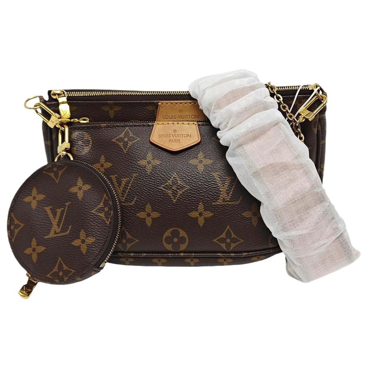 Maxi Multi Pochette Accessoires leather crossbody bag