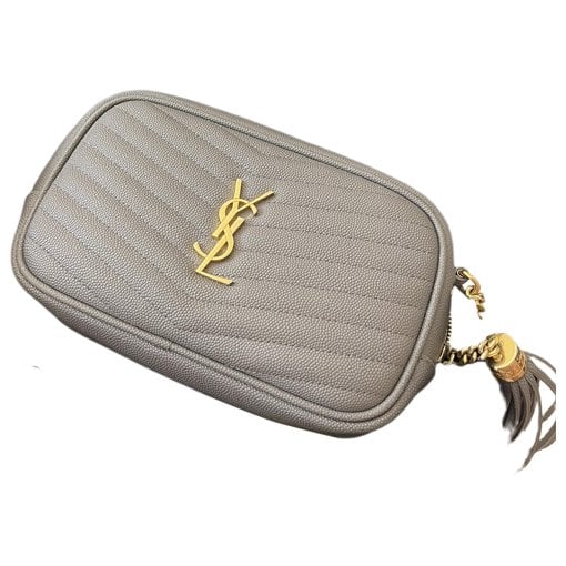 Camera Lou leather crossbody bag