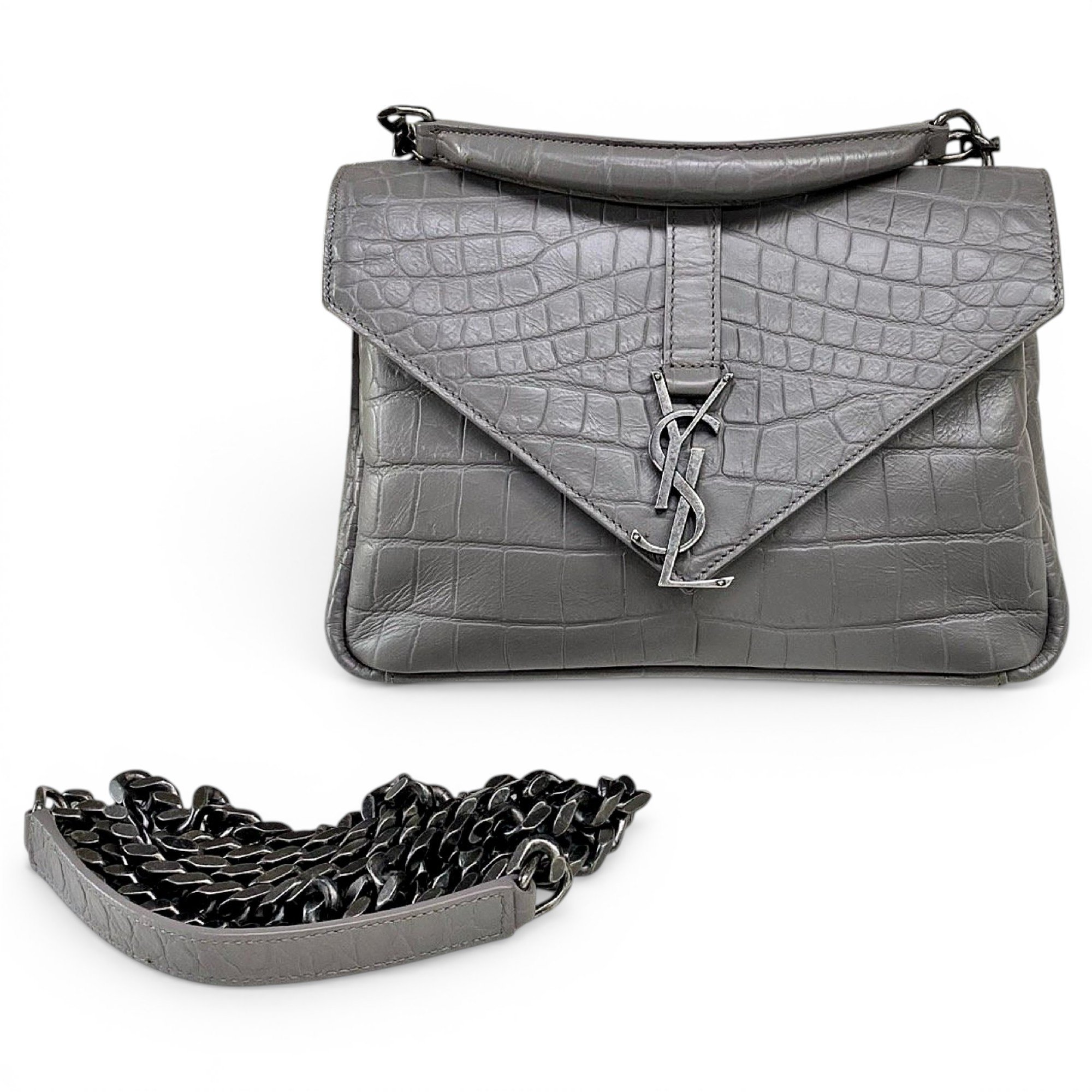 Collége monogramme leather handbag