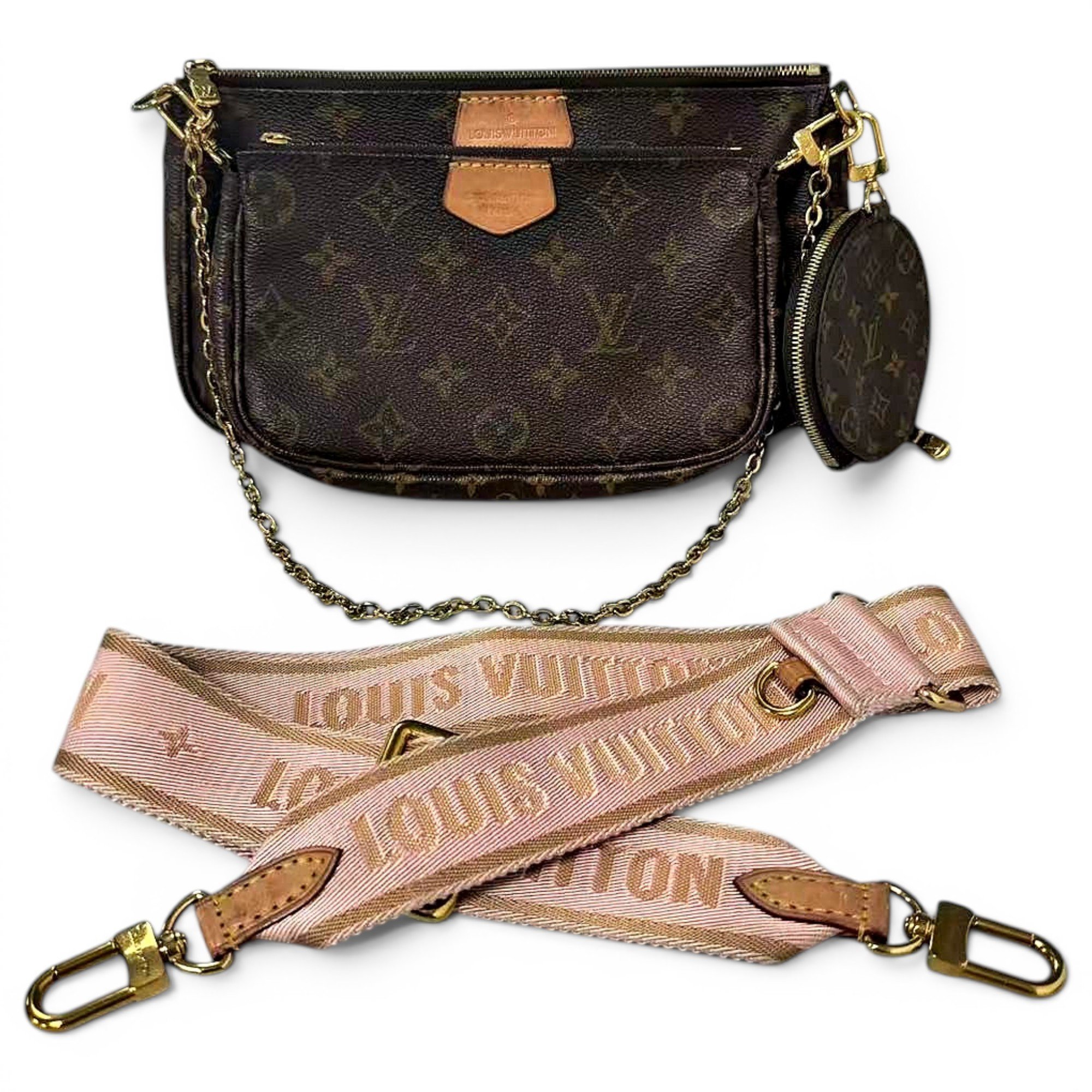 Multi Pochette Accessoires leather handbag