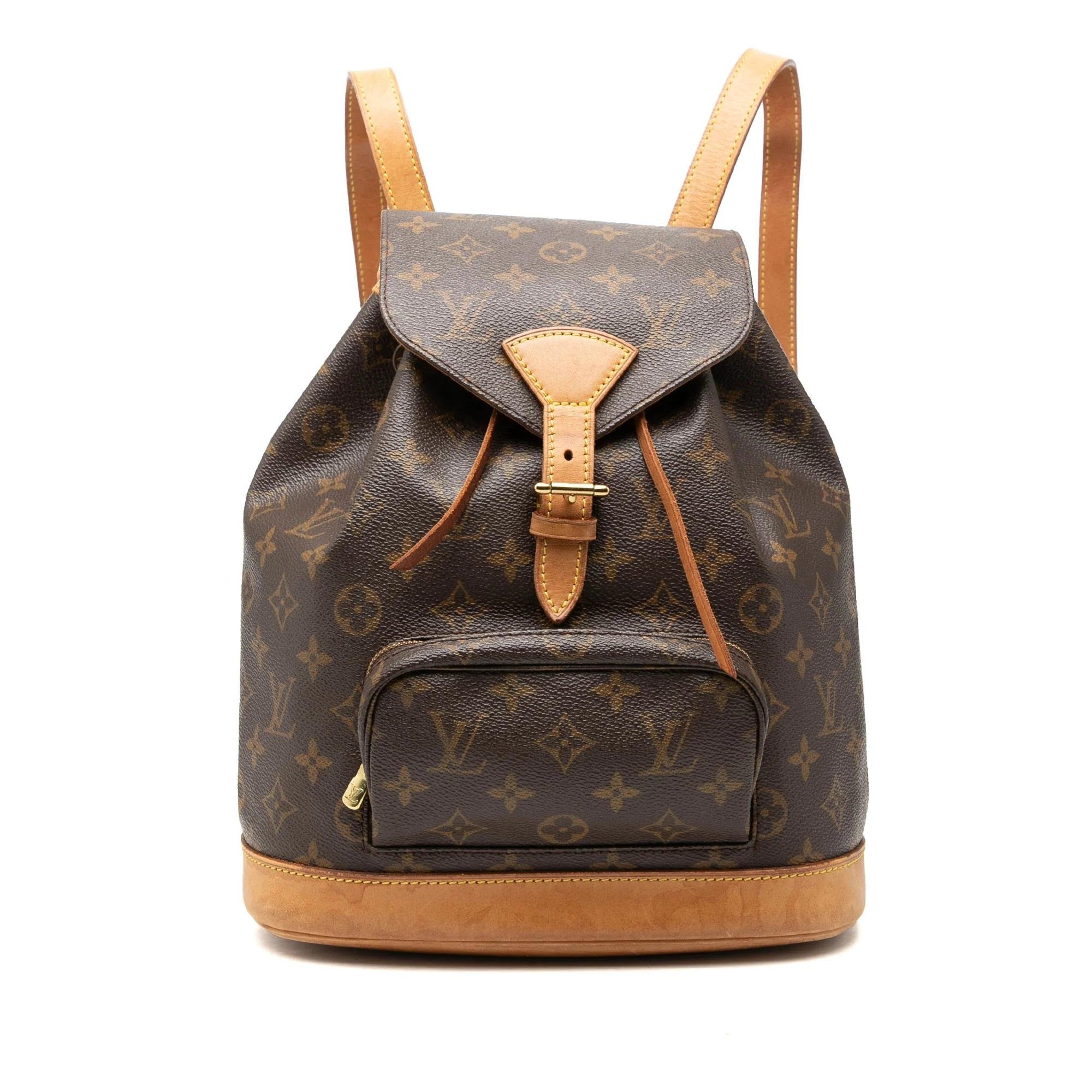 Montsouris leather backpack