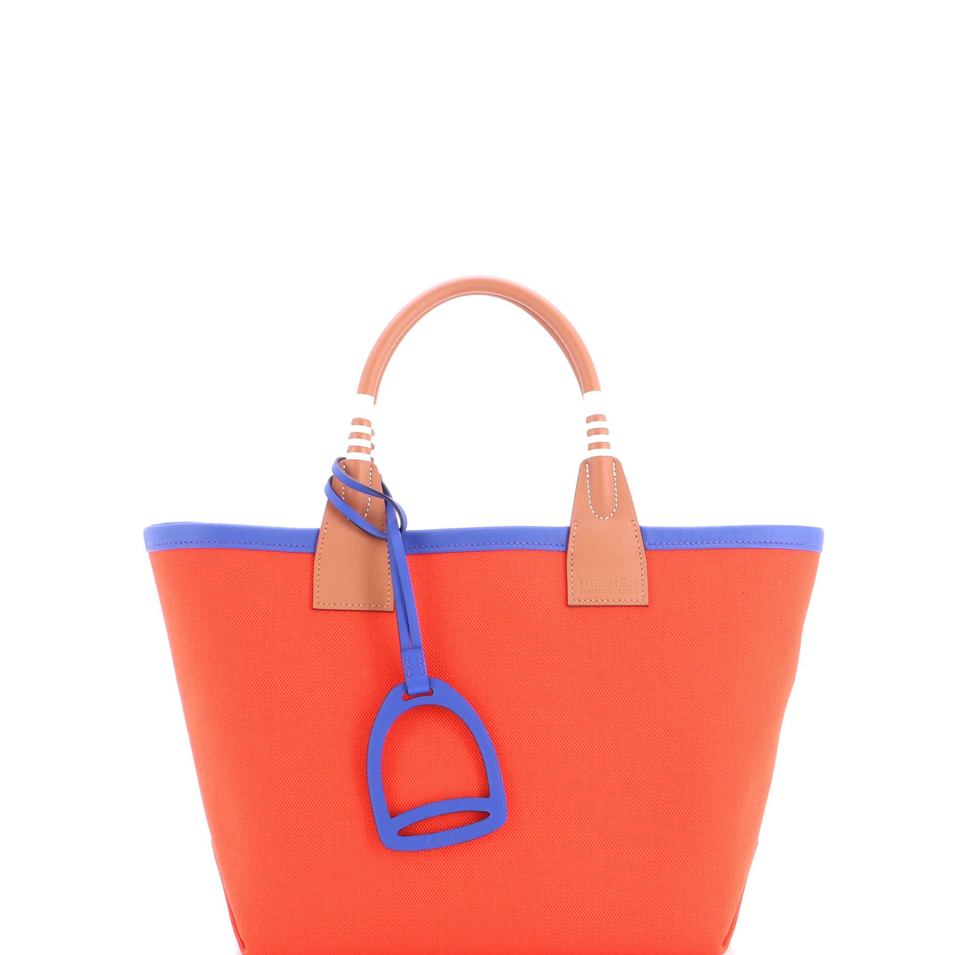 Sac Steeple Tote Toile with Leather 25