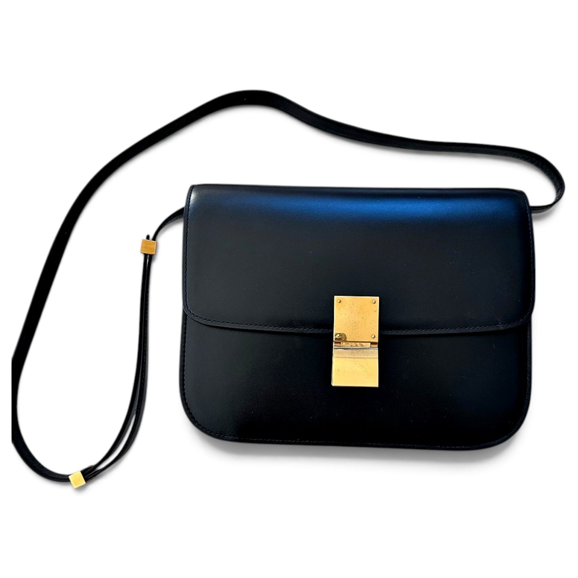Classic leather crossbody bag
