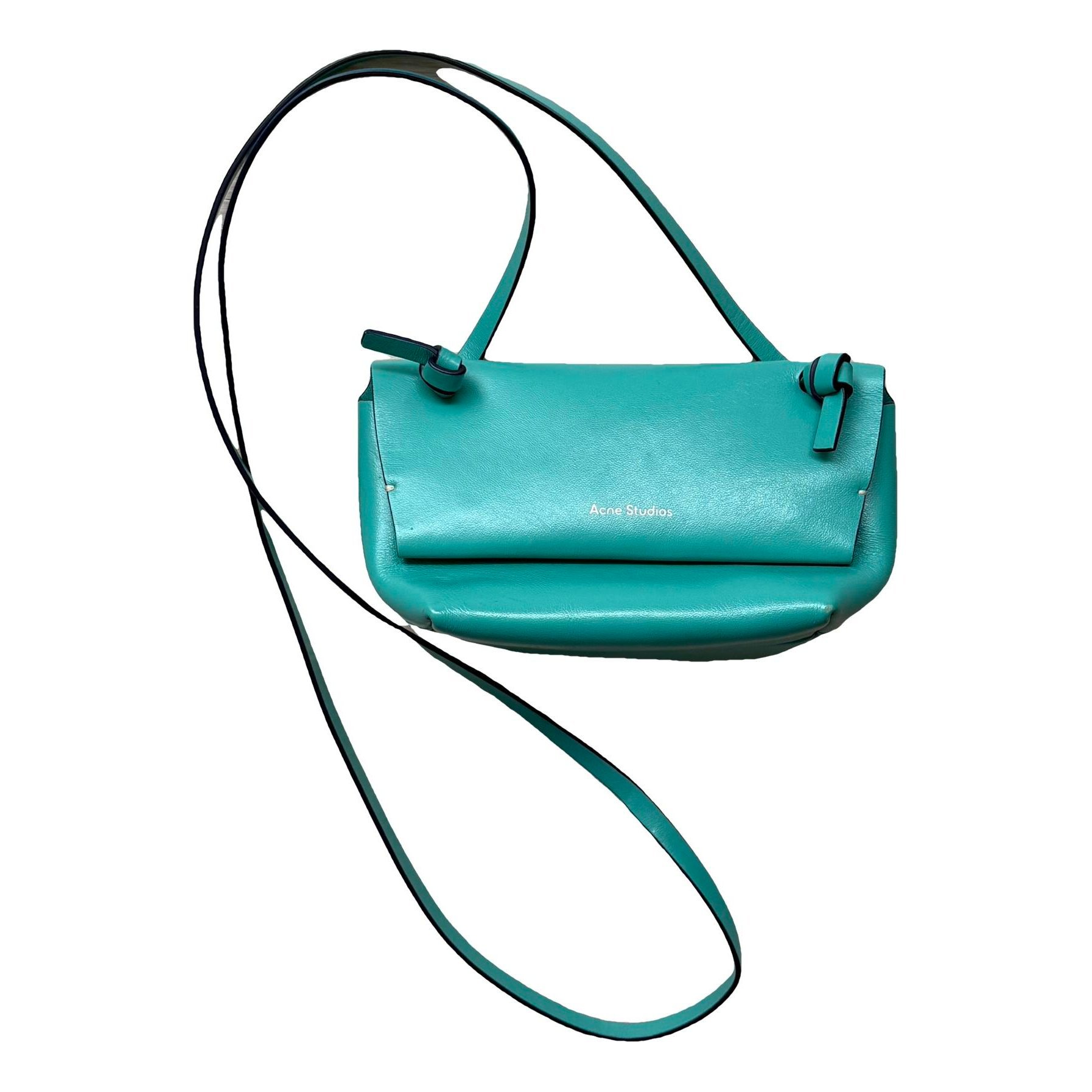 Musubi leather crossbody bag