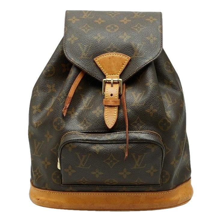 Montsouris leather backpack