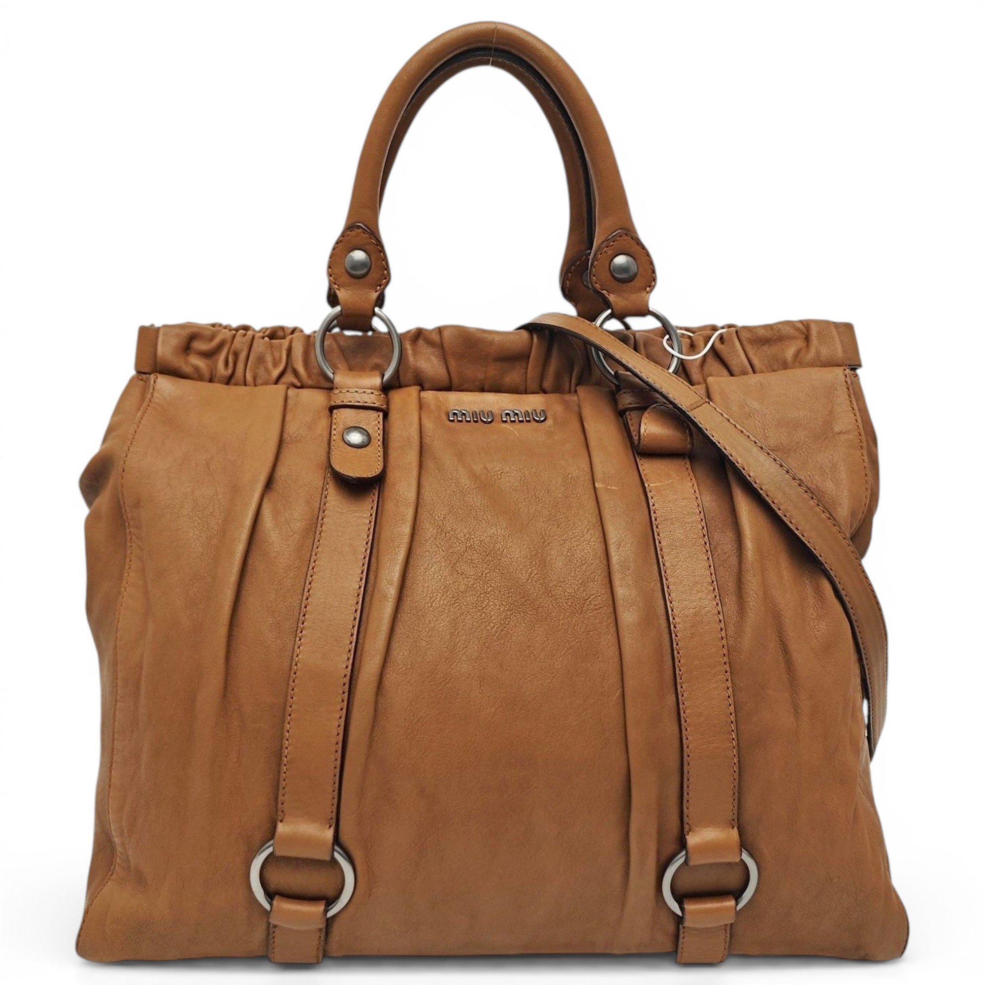 Leather handbag