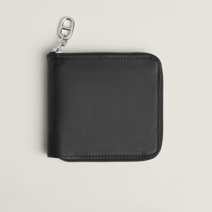Noir Zipengo II Chaine d'Ancre Wallet