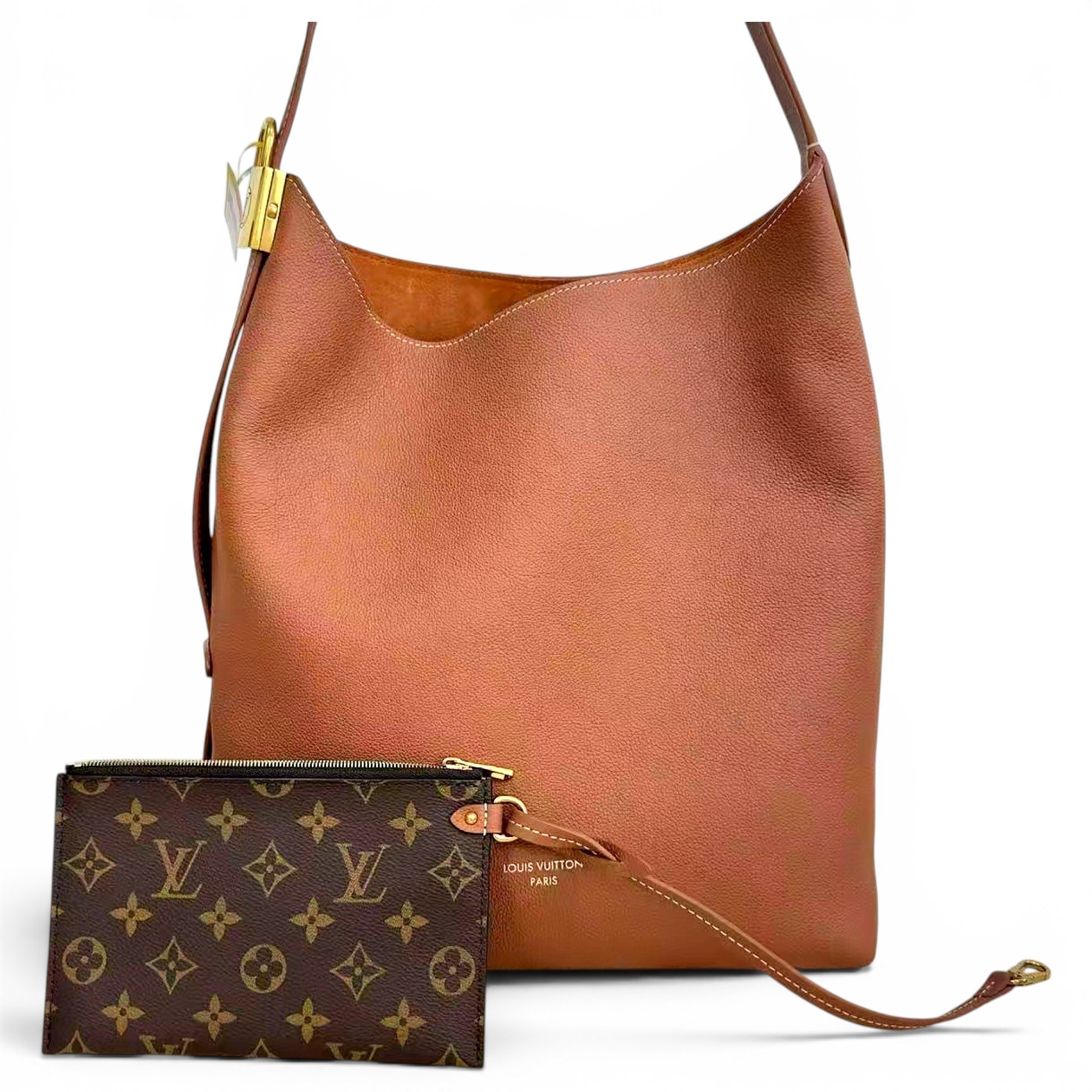 Low Key Hobo leather handbag