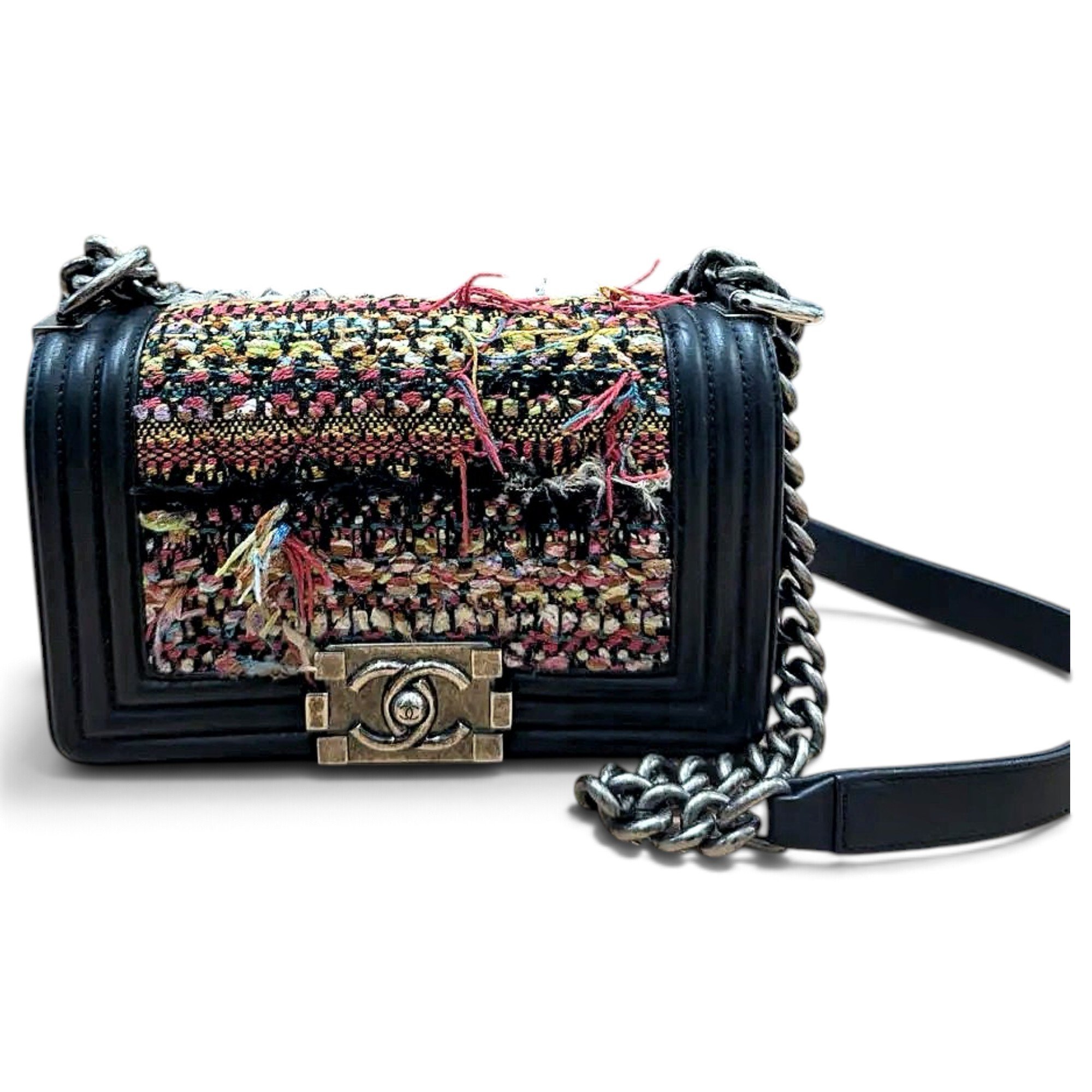 Boy tweed handbag