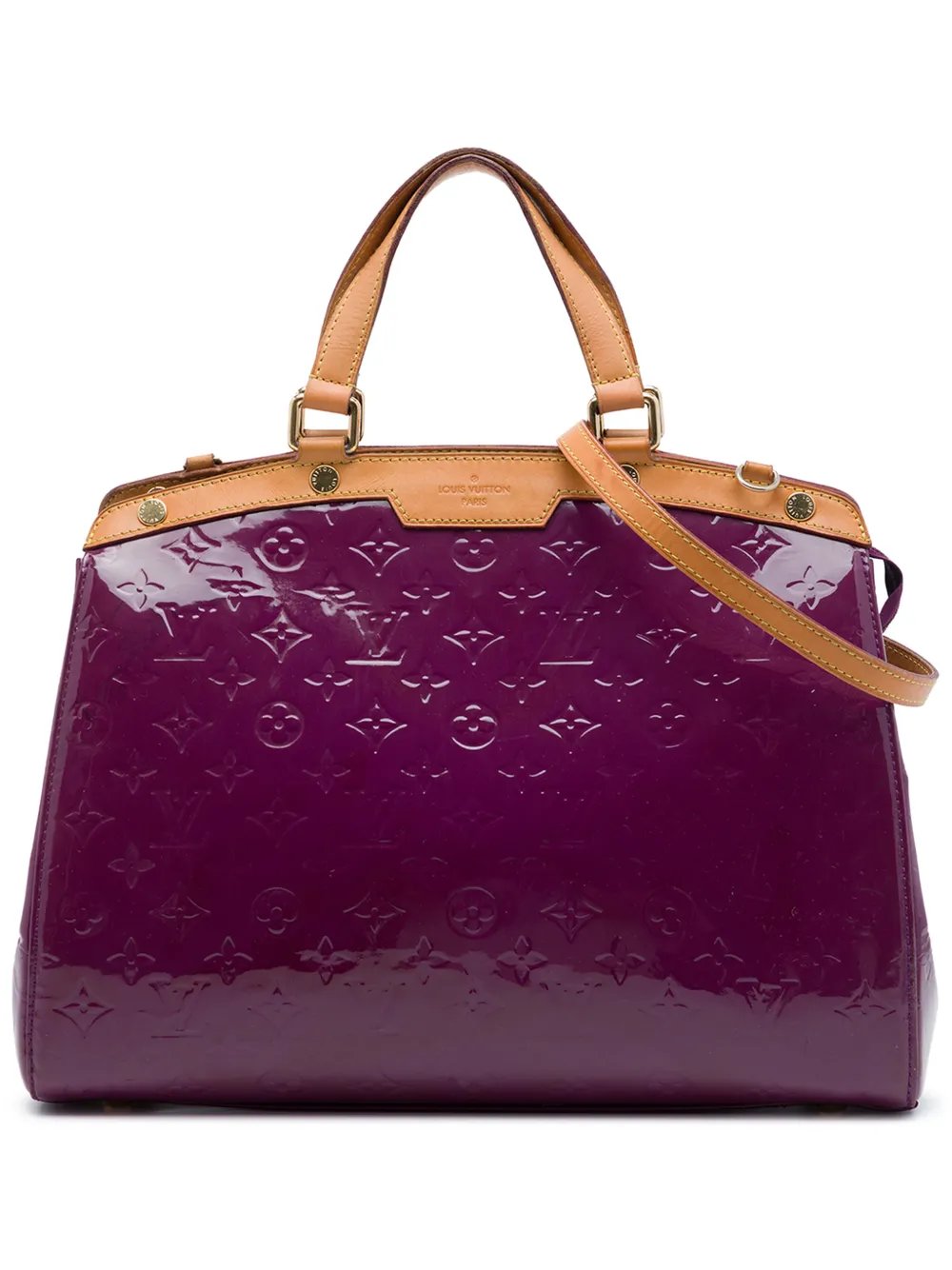 2014 Monogram Vernis Brea GM satchel