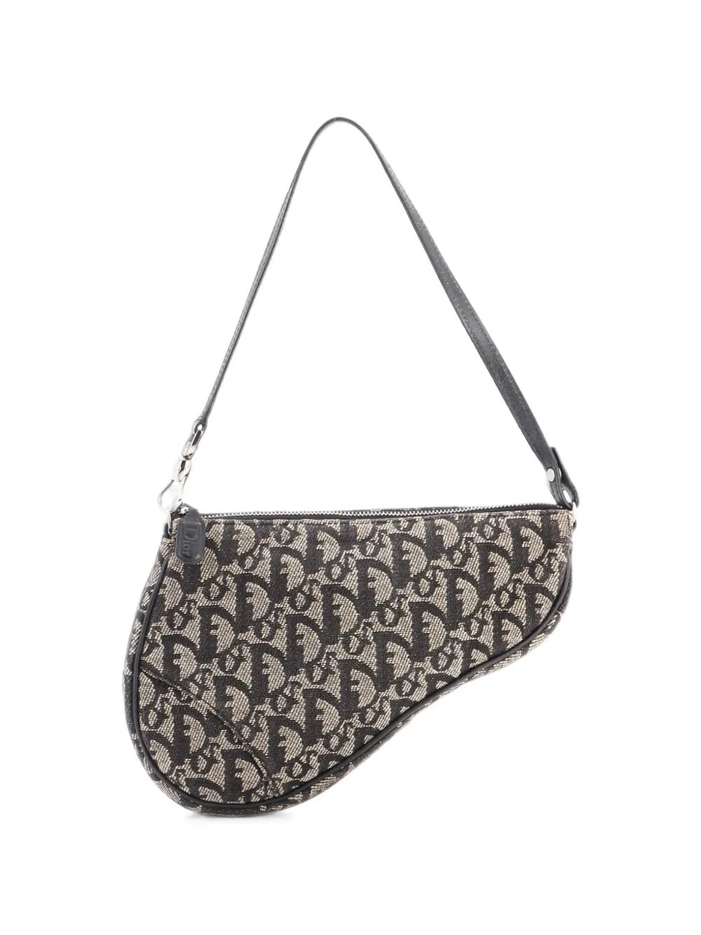 Vintage Saddle Bag Diorissimo Canvas Mini clutch bag