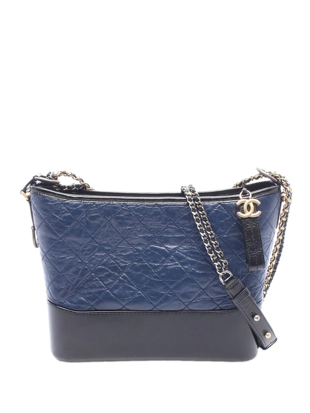 2018 Small Bicolor Aged Calfskin Gabrielle crossbody bag