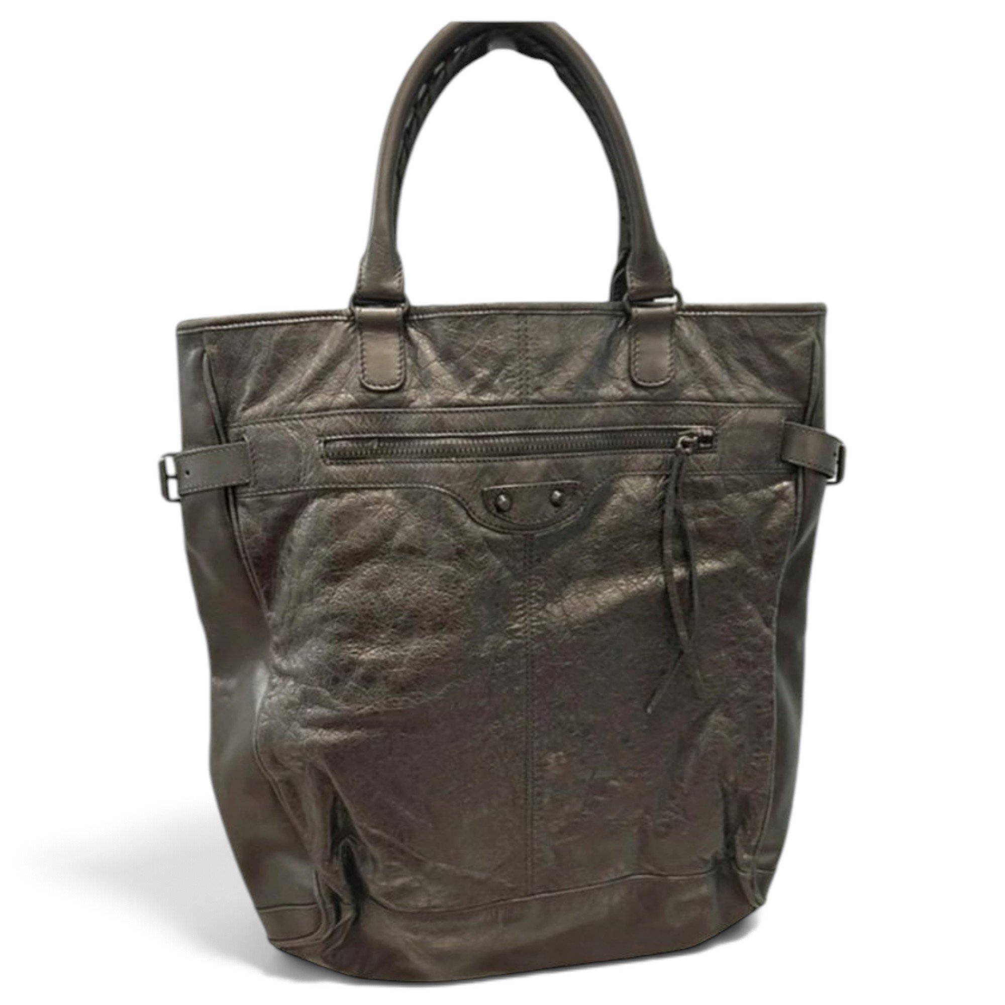 Papier leather tote