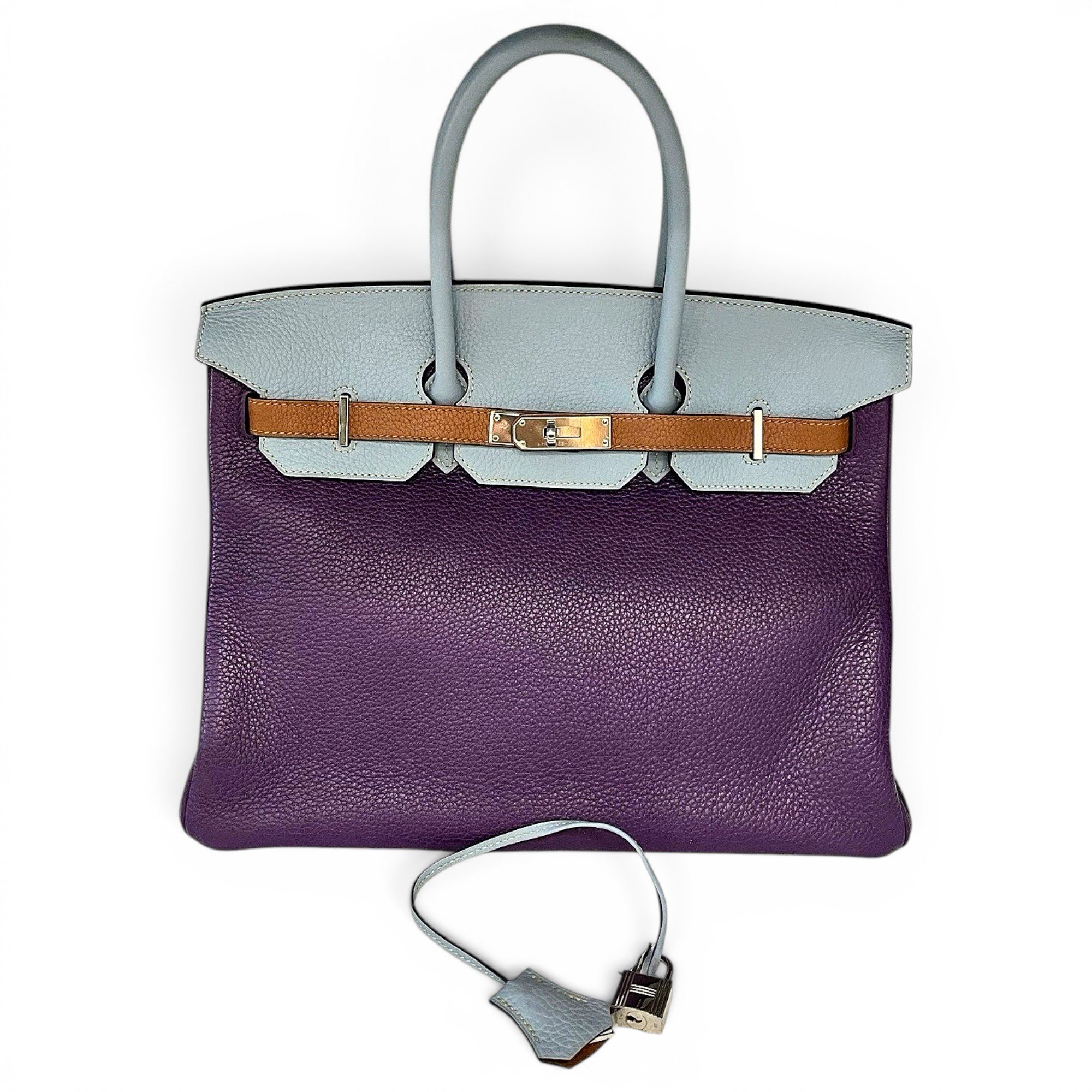 Birkin 35 leather handbag