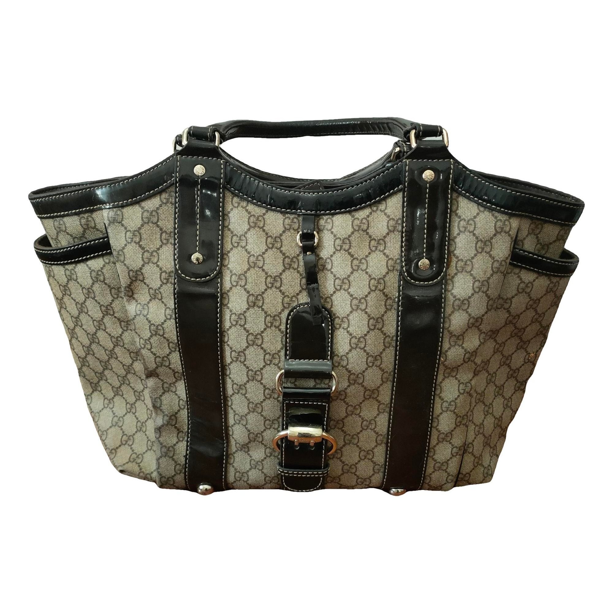 Leather tote