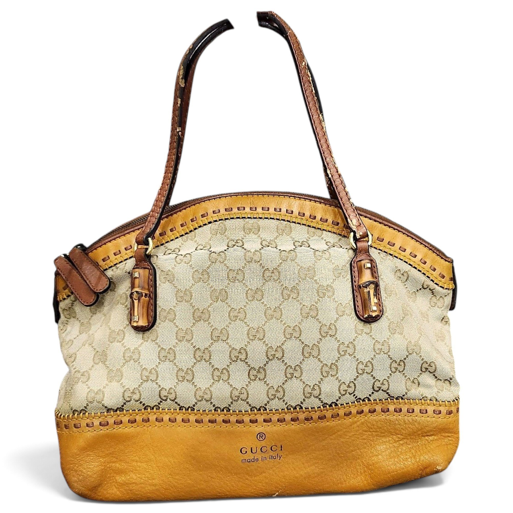 Leather handbag