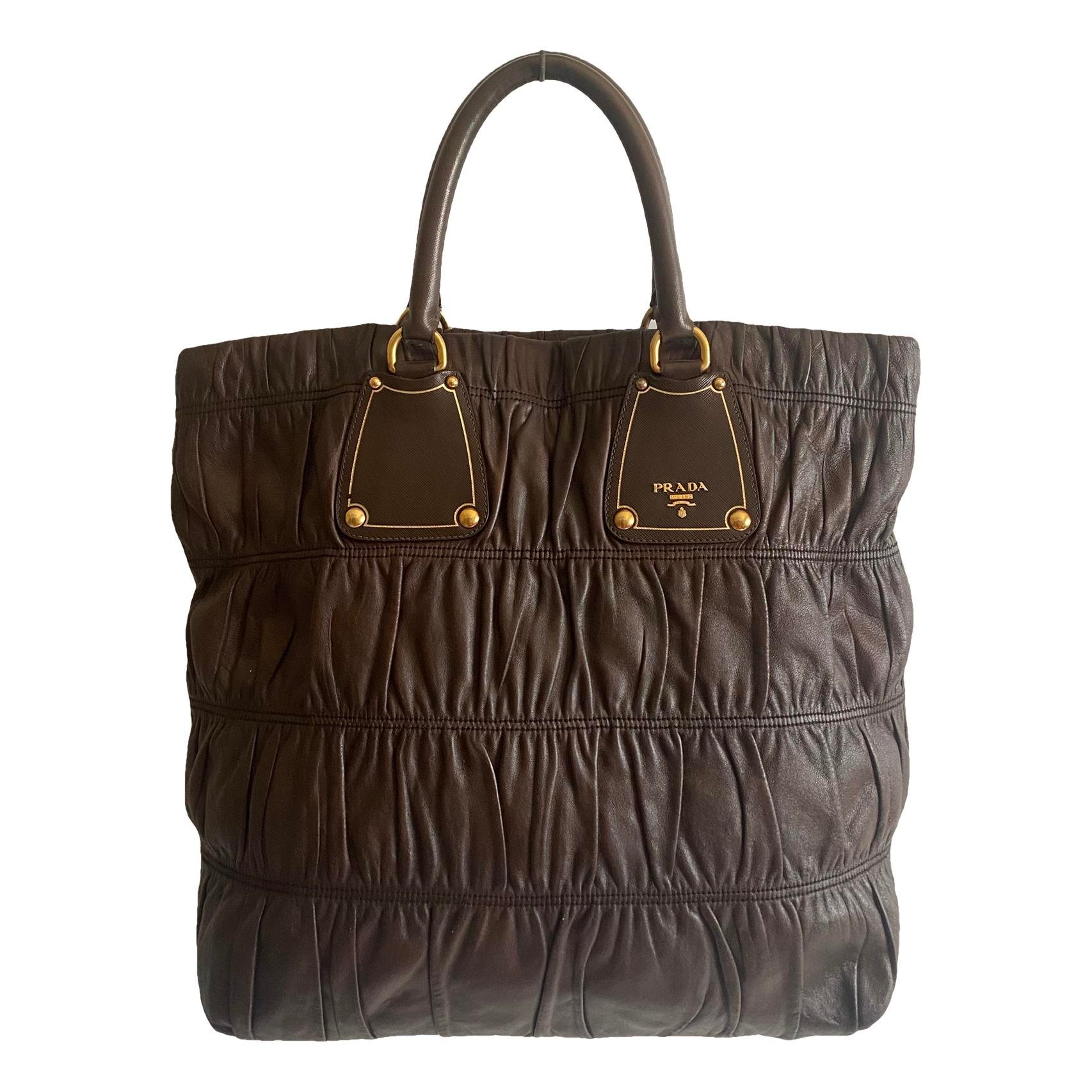 Leather tote