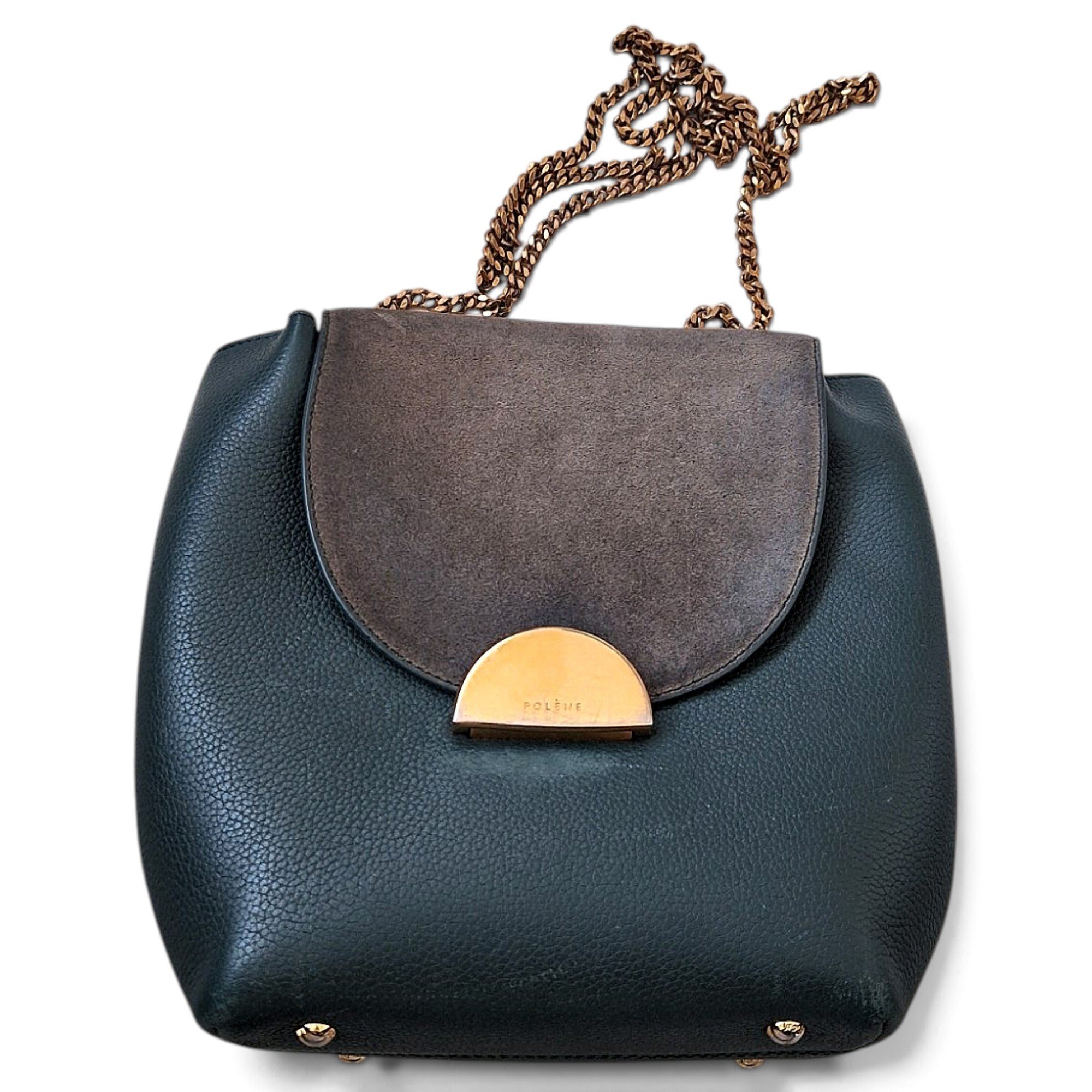 Polene Numéro un mini leather handbag