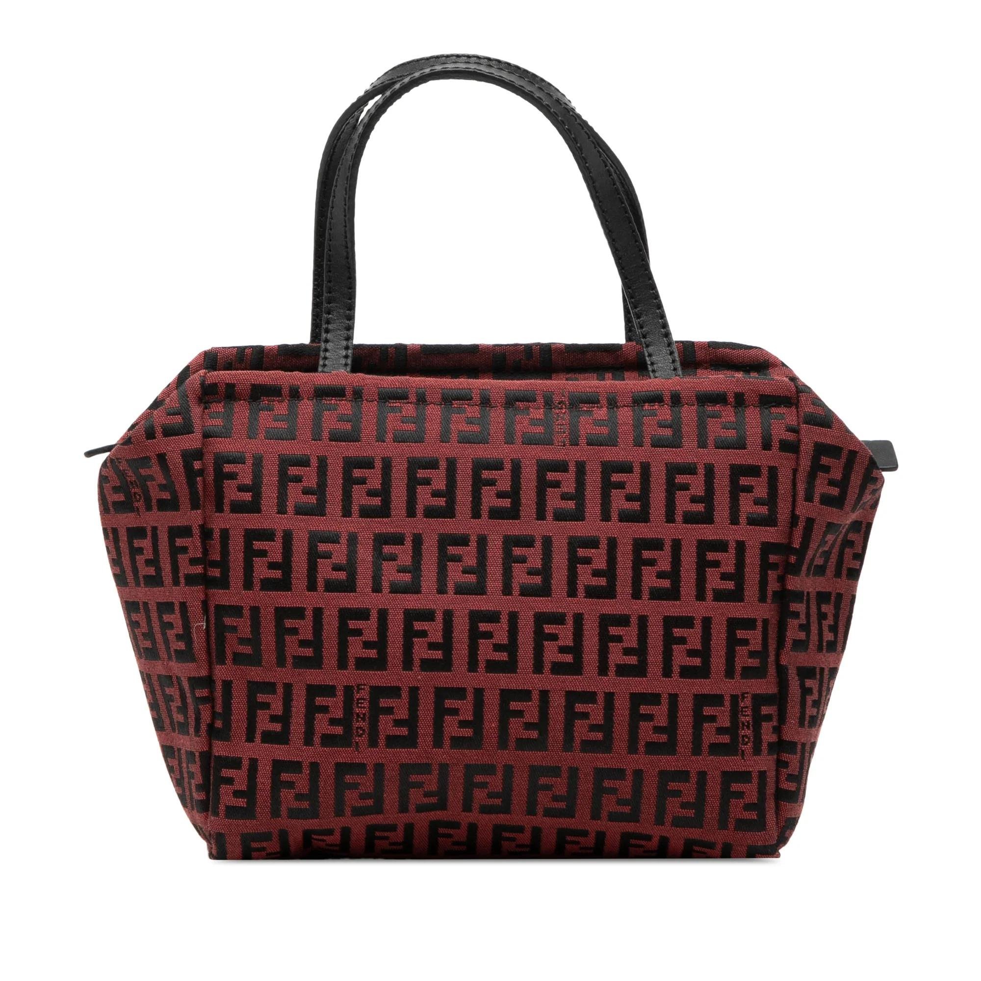 Pocket leather handbag