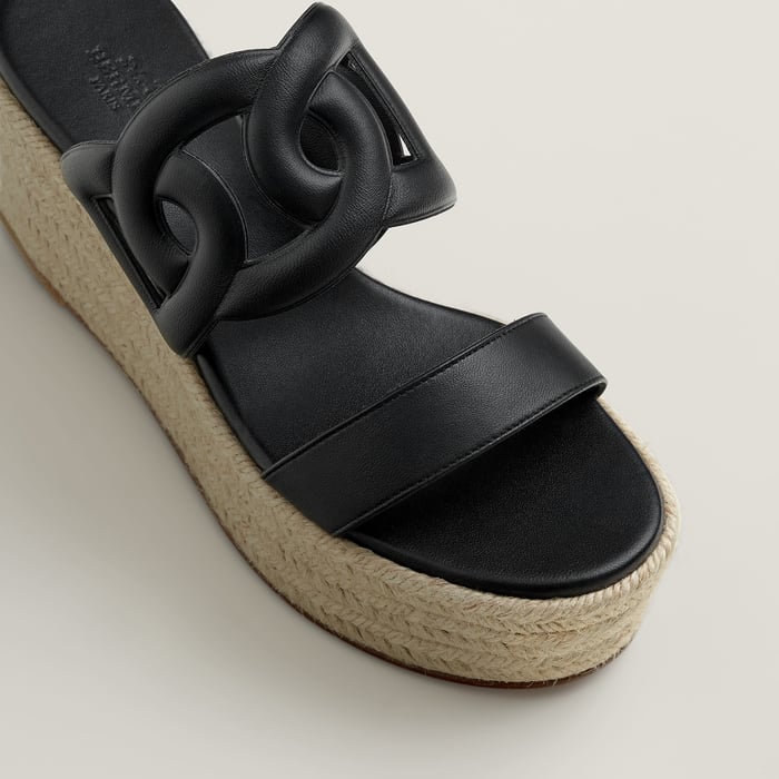 Noir Ithea 30 Espadrille