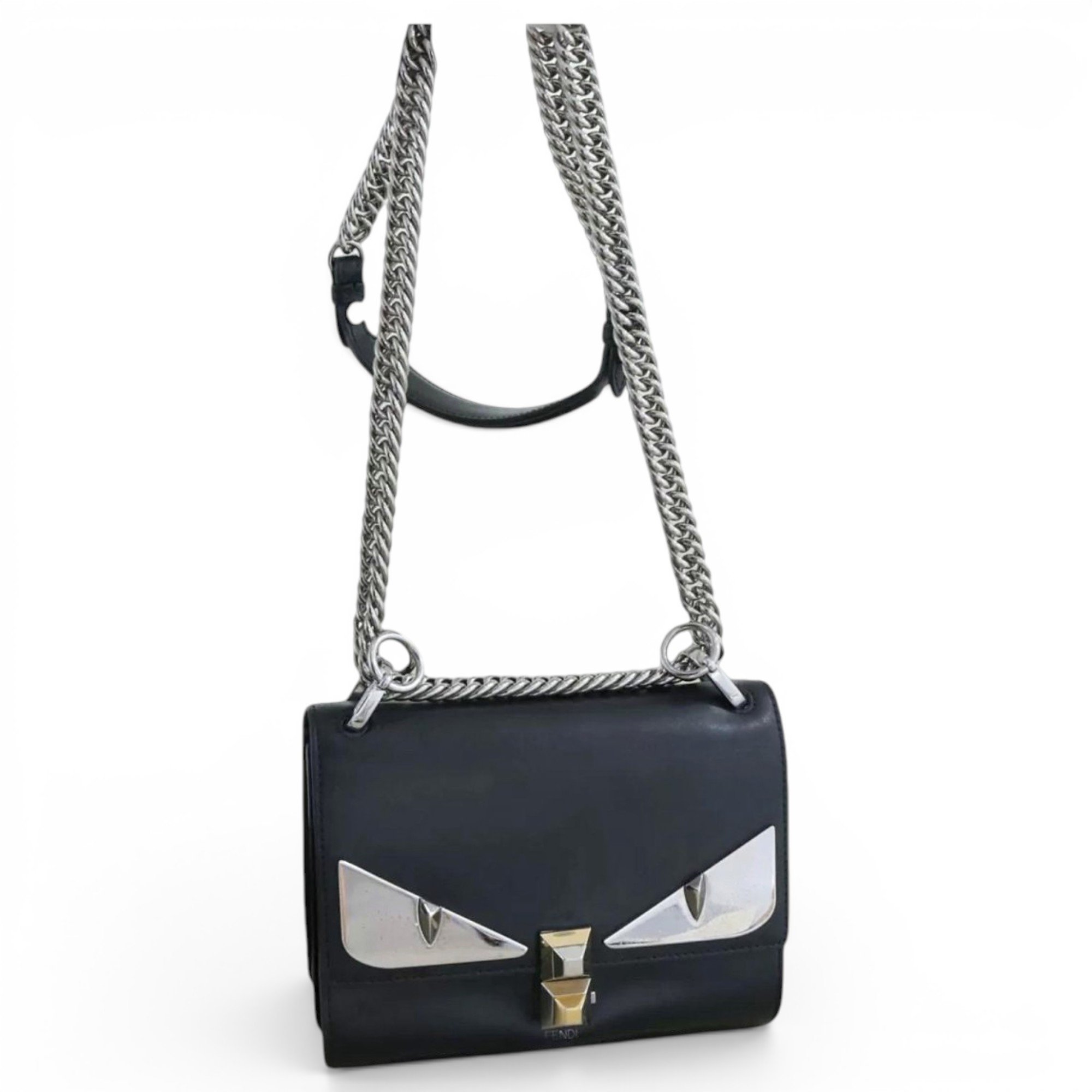 Kan I leather crossbody bag