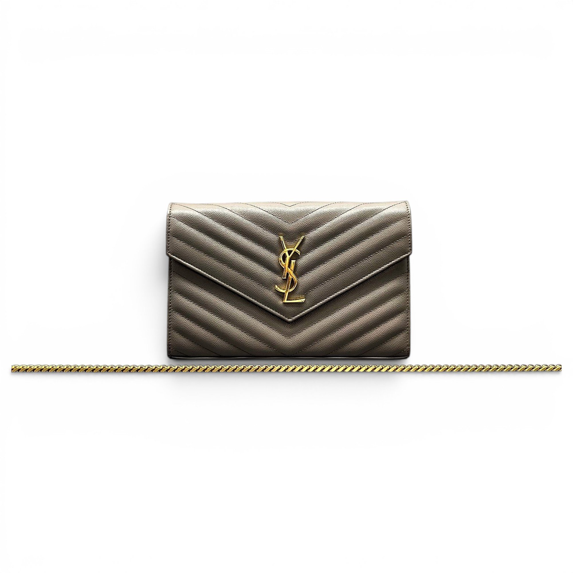 Kate monogramme leather clutch bag