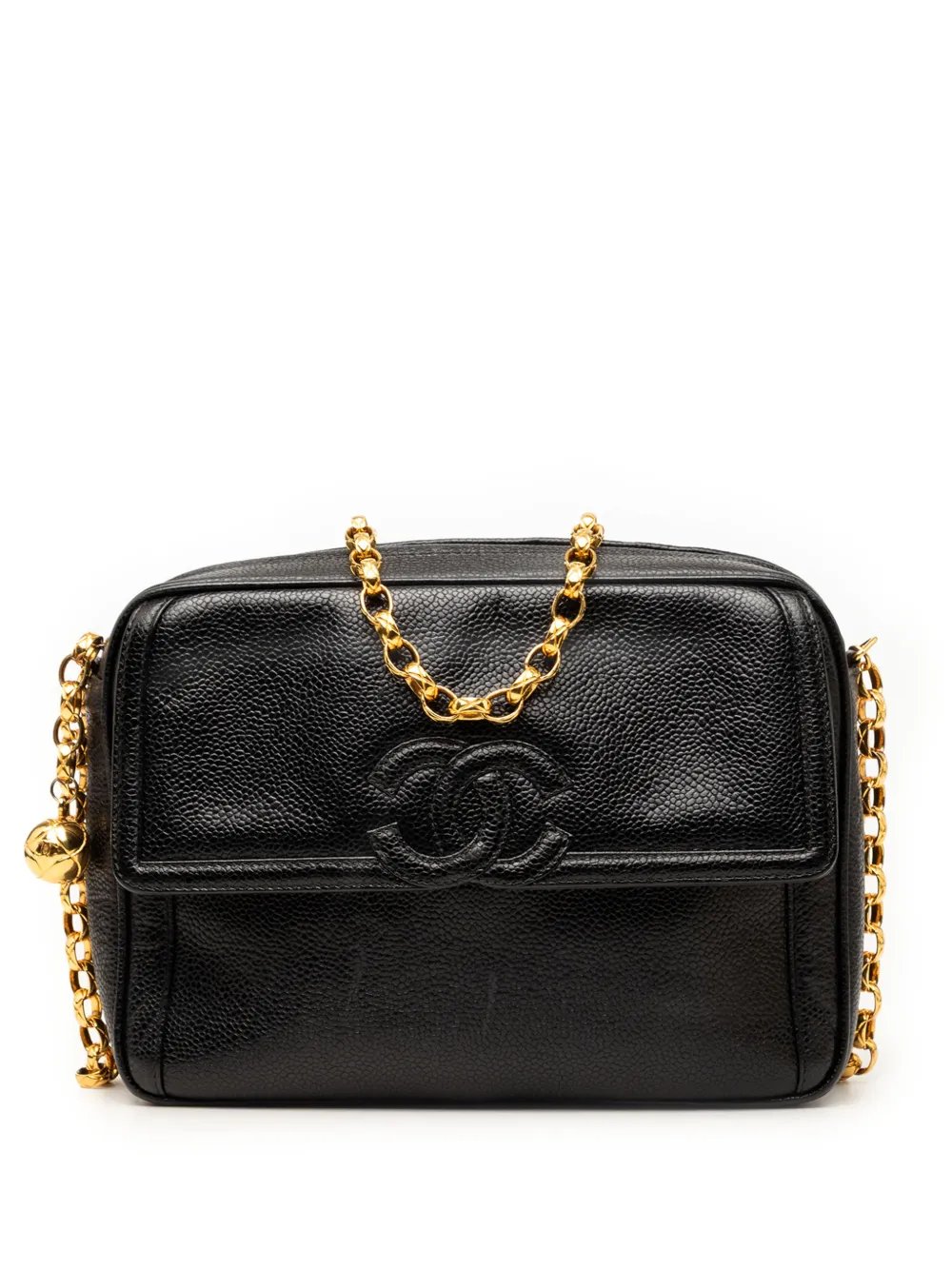 1991-1994 CC Caviar Front Pocket Bijoux Chain Camera Bag crossbody bag