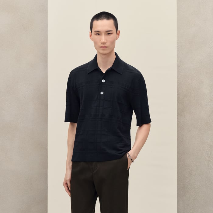 Marine Short-sleeve Polo Shirt