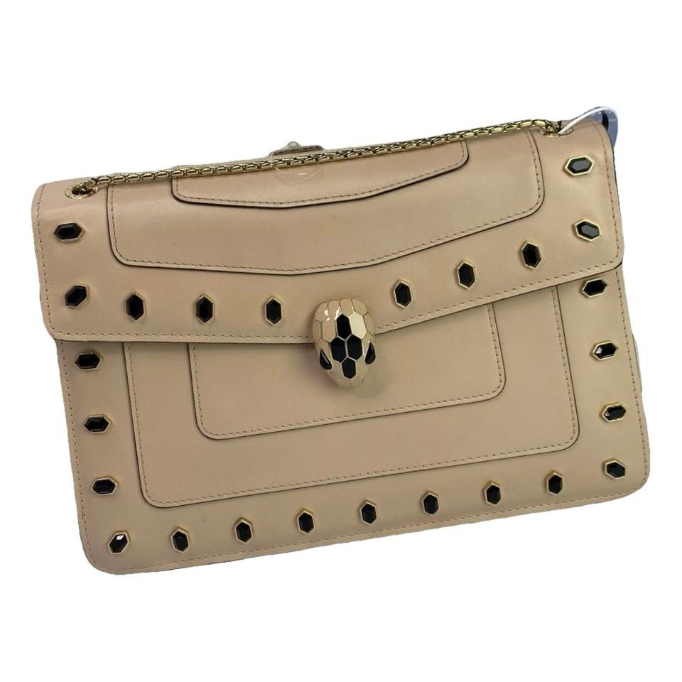 Serpenti leather handbag