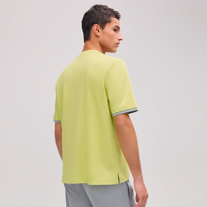 Lime "Piqures Sellier" T-shirt