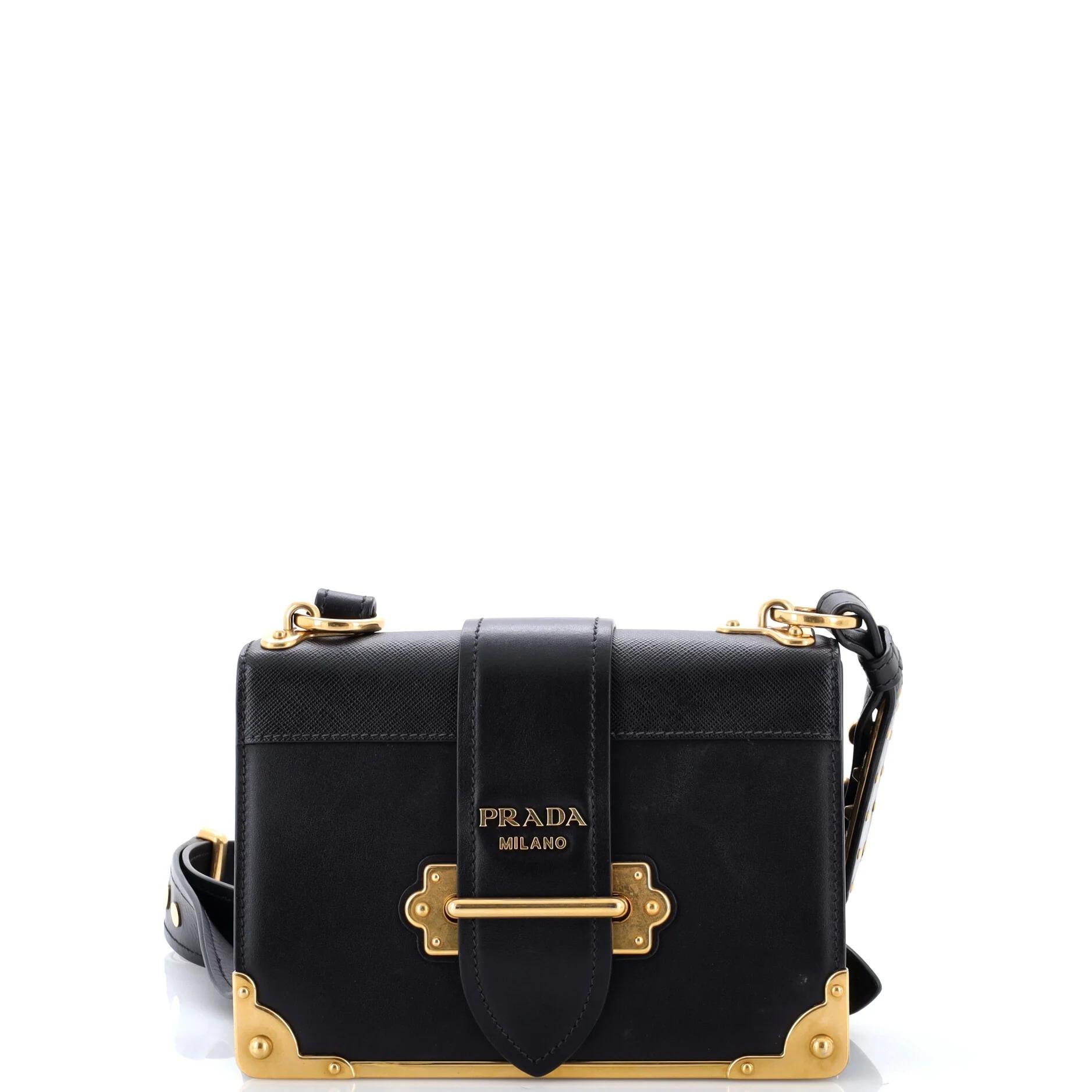 Cahier leather crossbody bag
