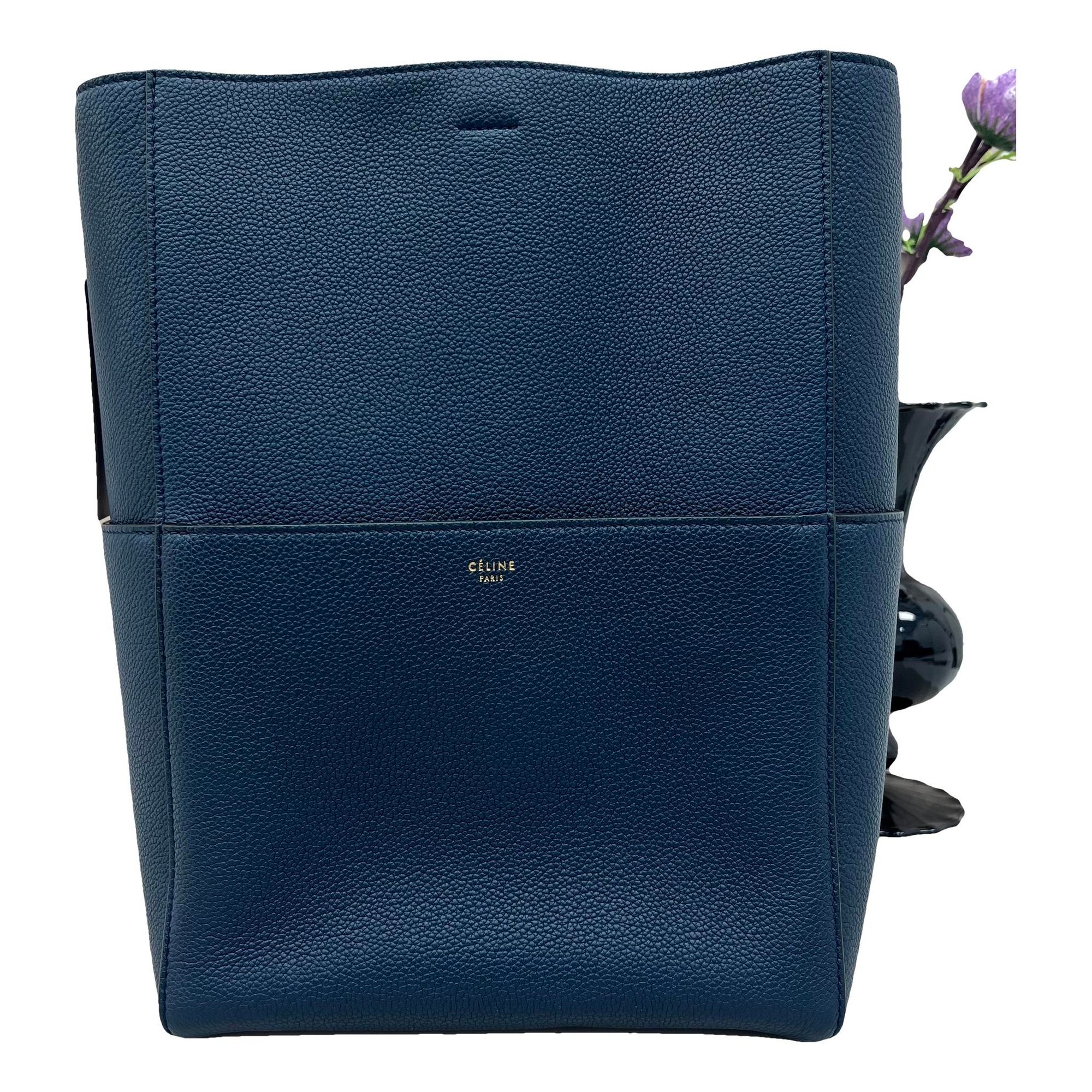 Seau Sangle leather tote