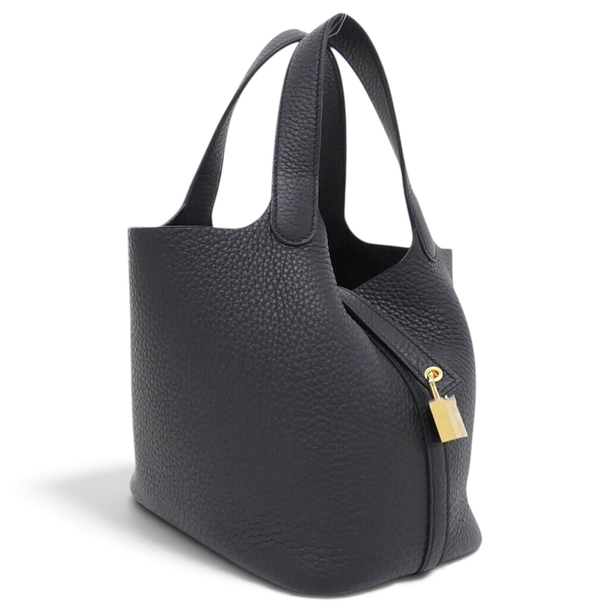 Picotin leather handbag