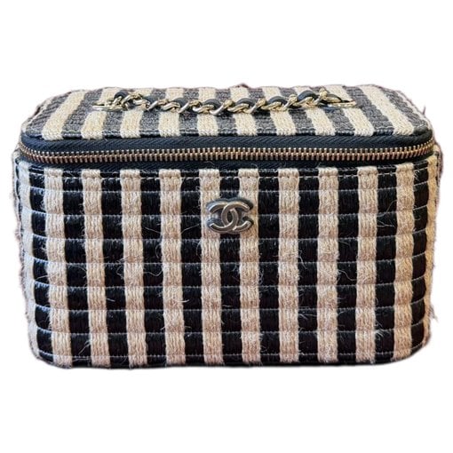 Vanity leather handbag