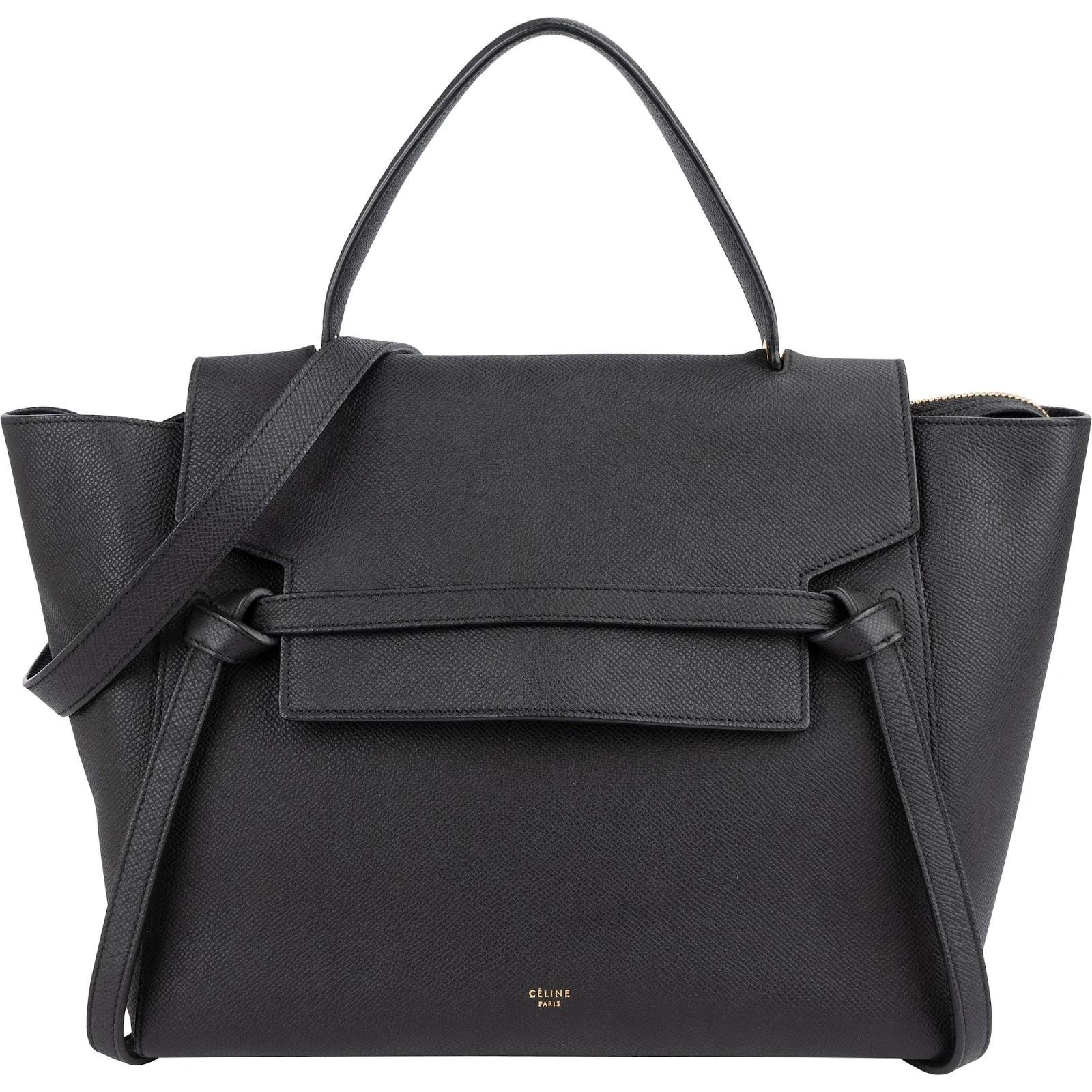Belt leather handbag