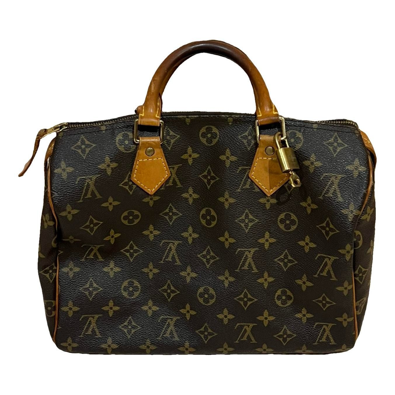 Speedy leather handbag