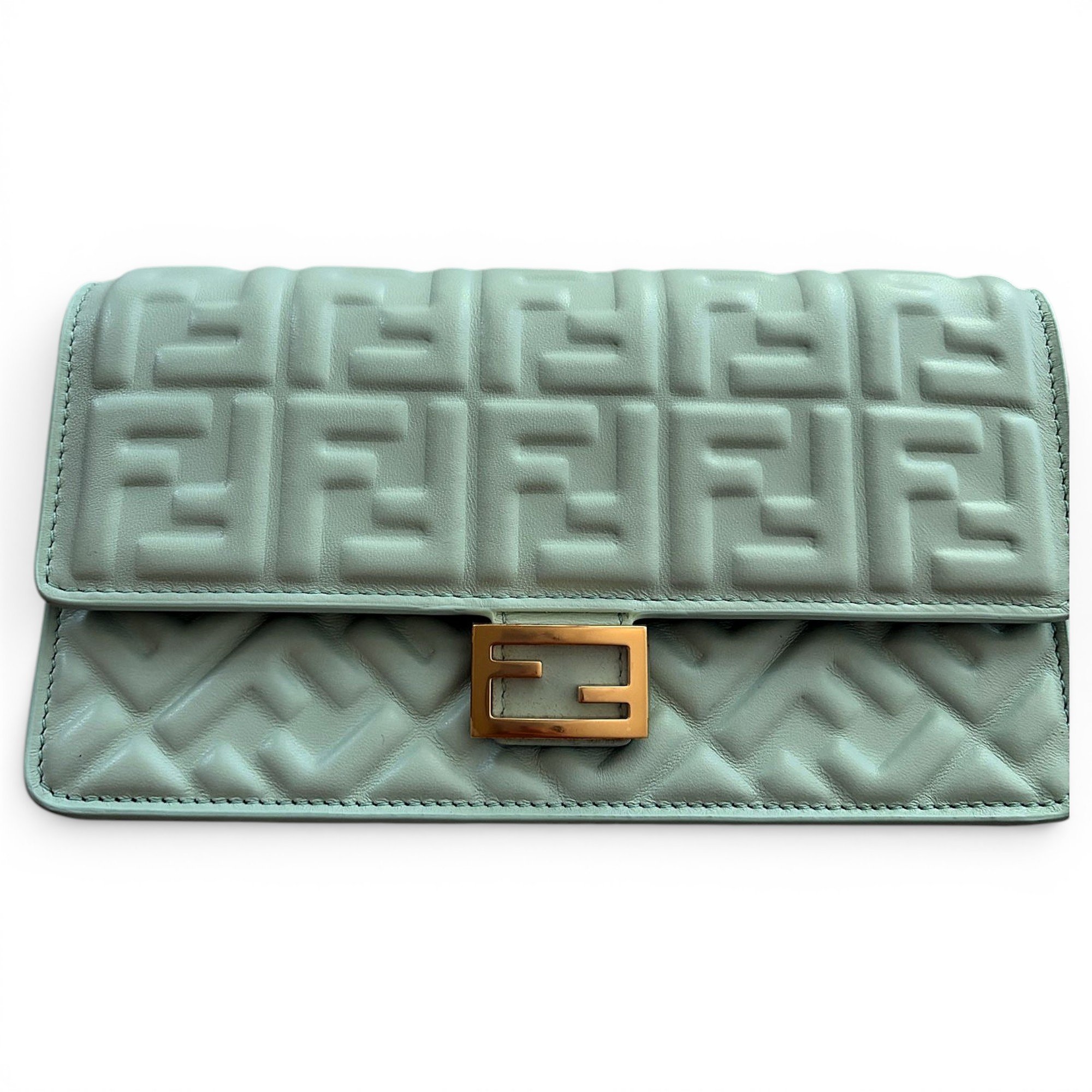 Baguette leather handbag