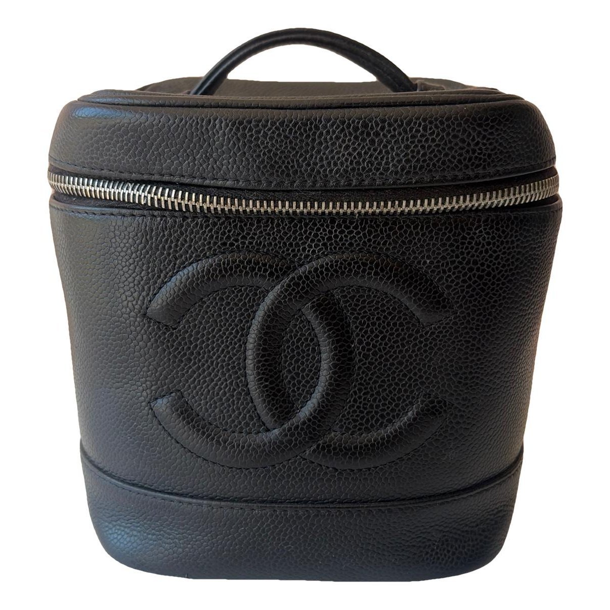 Vanity leather handbag