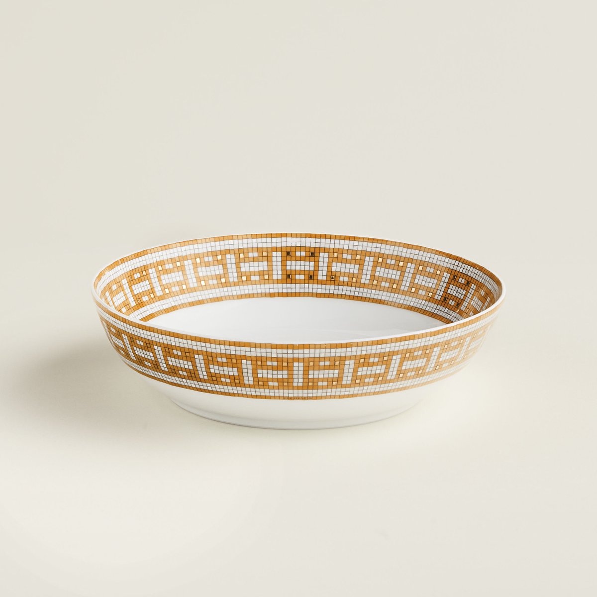 Hermès シリアルプレート 〈モザイク 24〉 ゴールド ノーカラー | BagUSeek