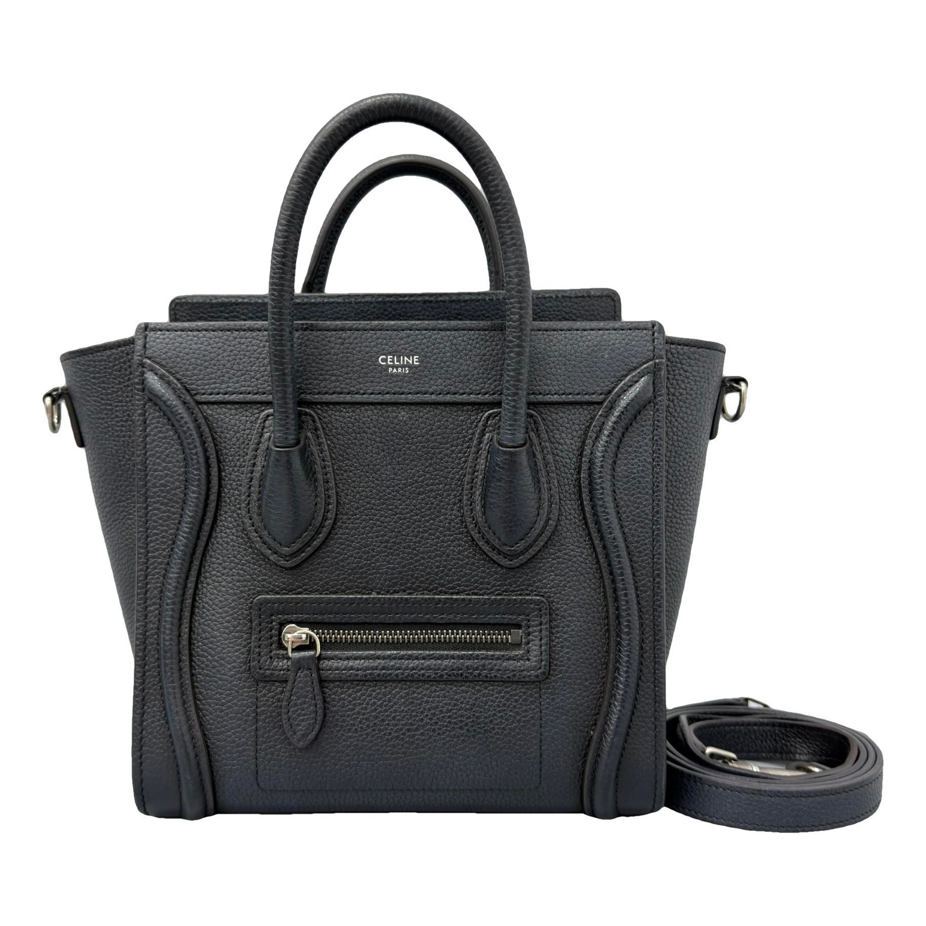 Nano Luggage leather handbag