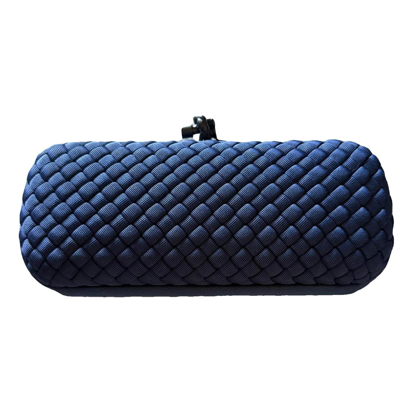 Pochette Knot silk clutch bag