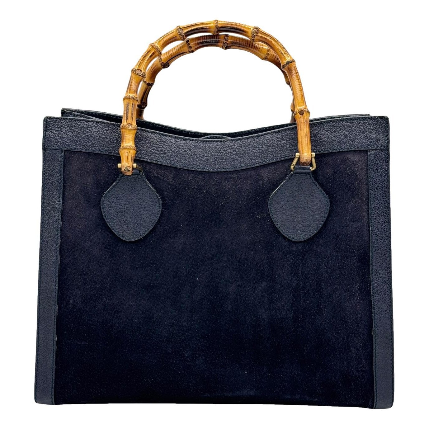 Bamboo leather handbag