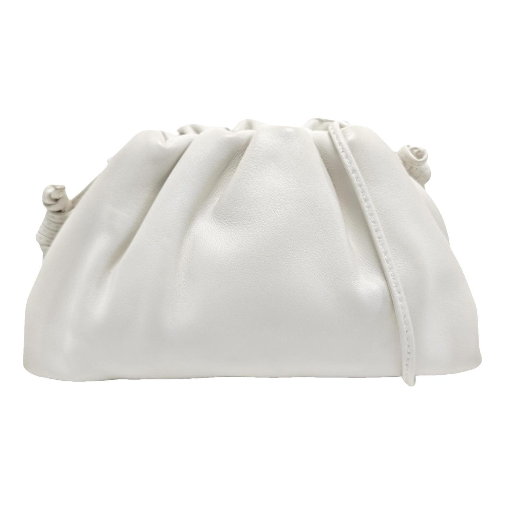 Pouch leather handbag