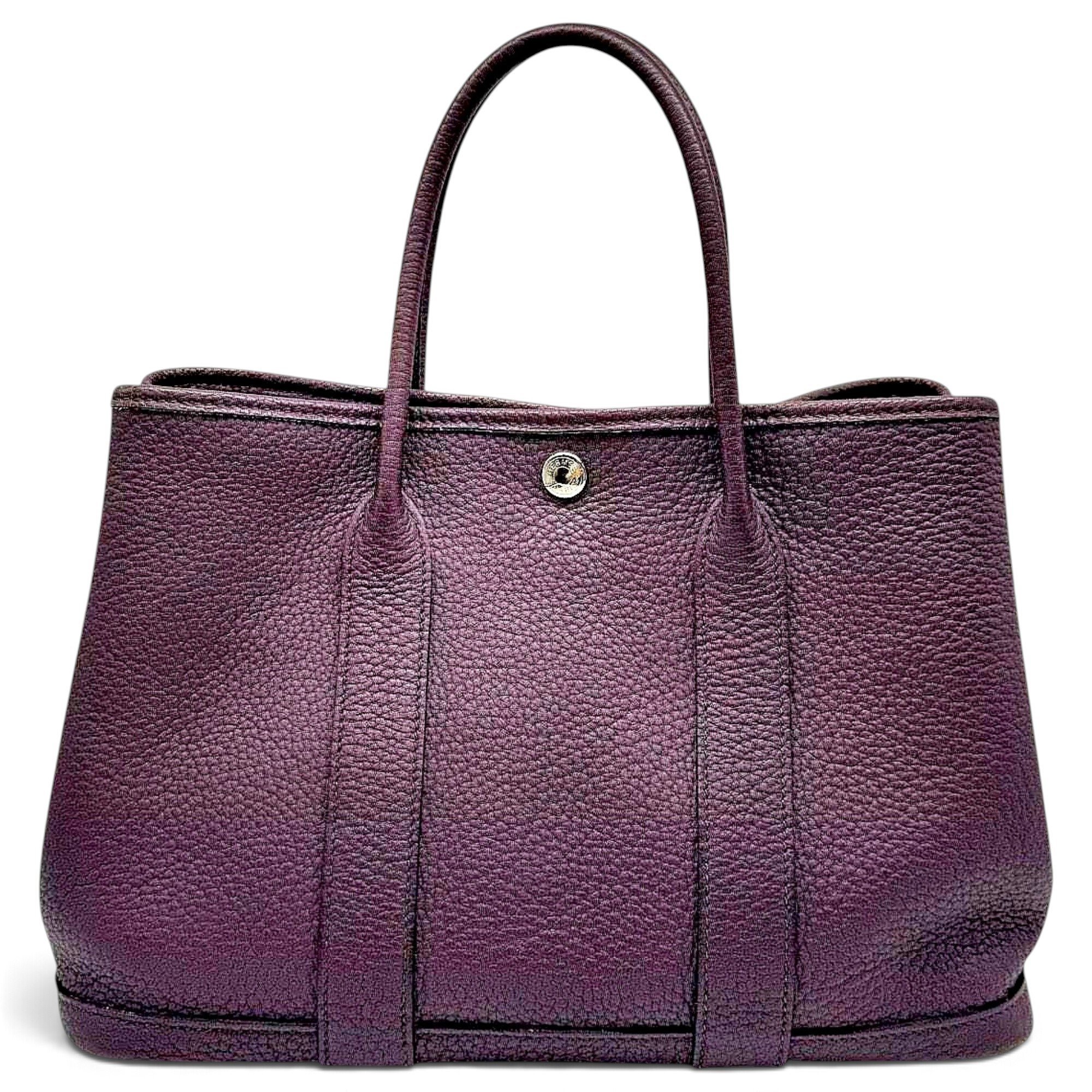 Garden Party leather handbag