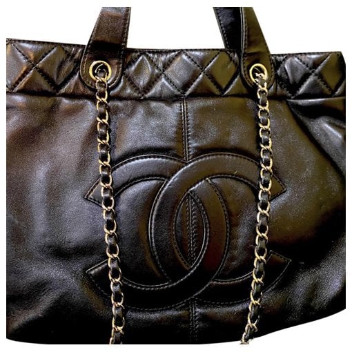 Grand shopping leather tote
