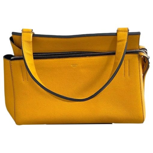 Edge leather handbag