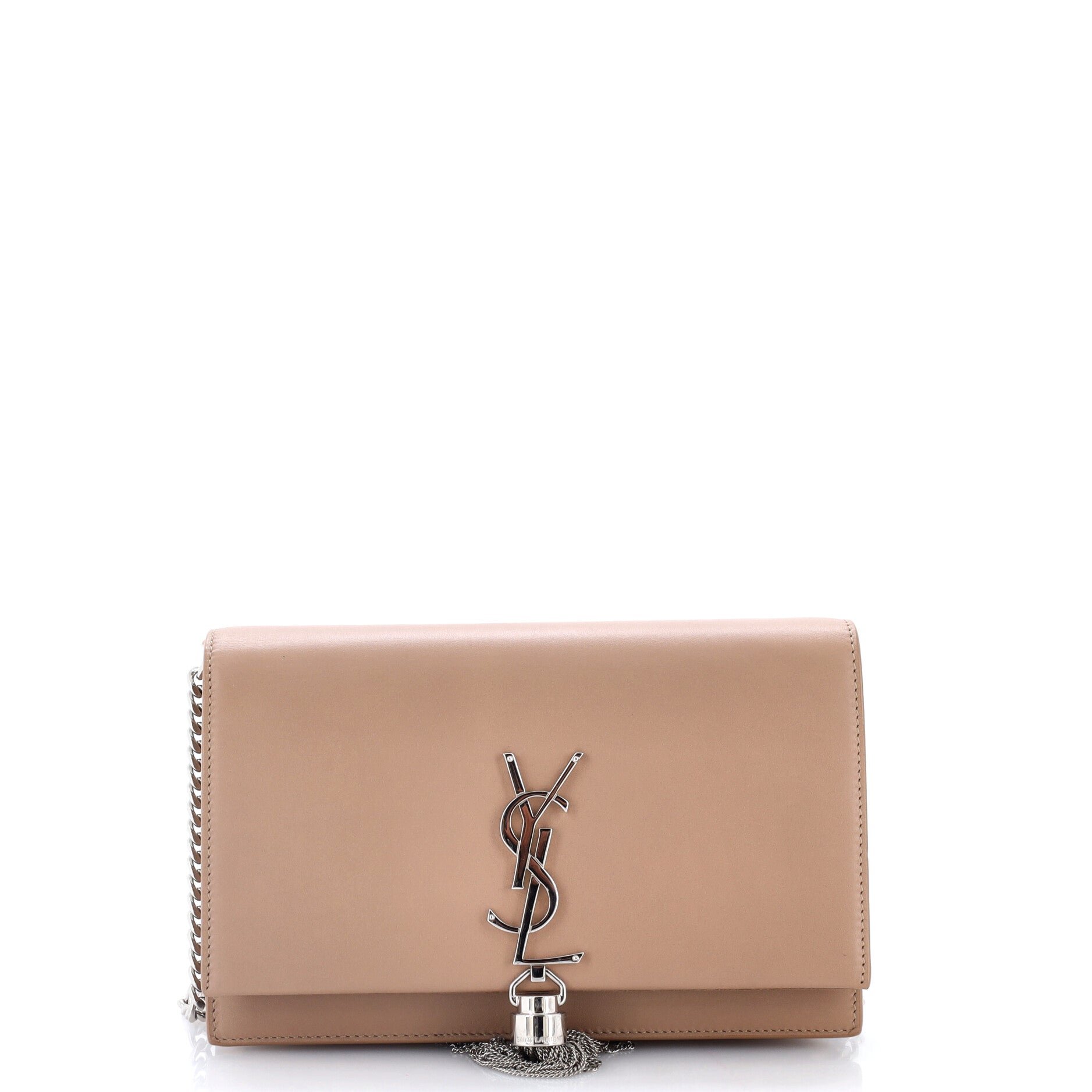 Classic Monogram Tassel Chain Wallet Leather